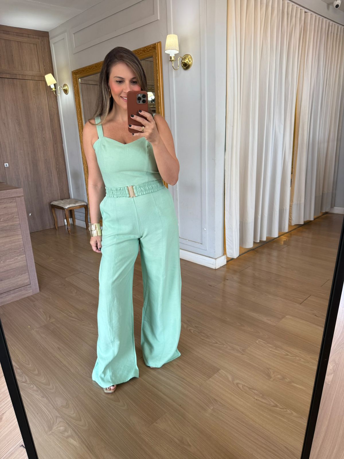 MACACÃO MARRANT - VERDE - Espasso Bela | Moda Feminina