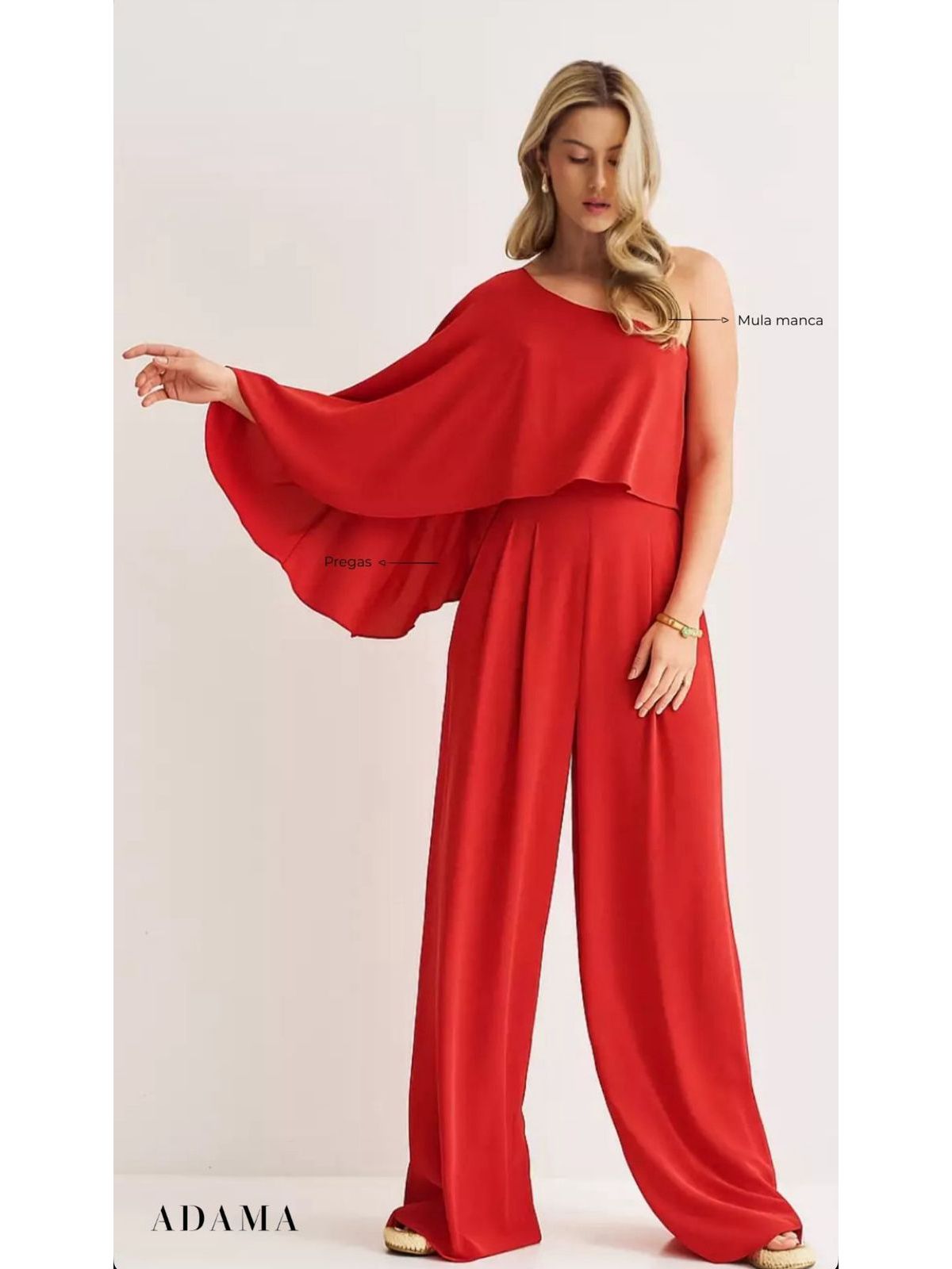 MACACÃO CR - VERMELHO - Espasso Bela | Moda Feminina