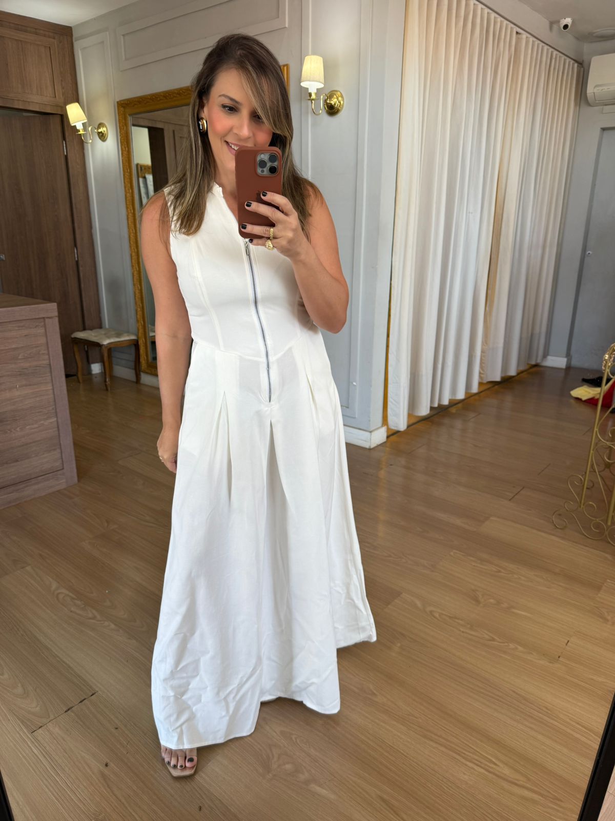 VESTIDO ZIPER FRENTE - OFF - Espasso Bela | Moda Feminina