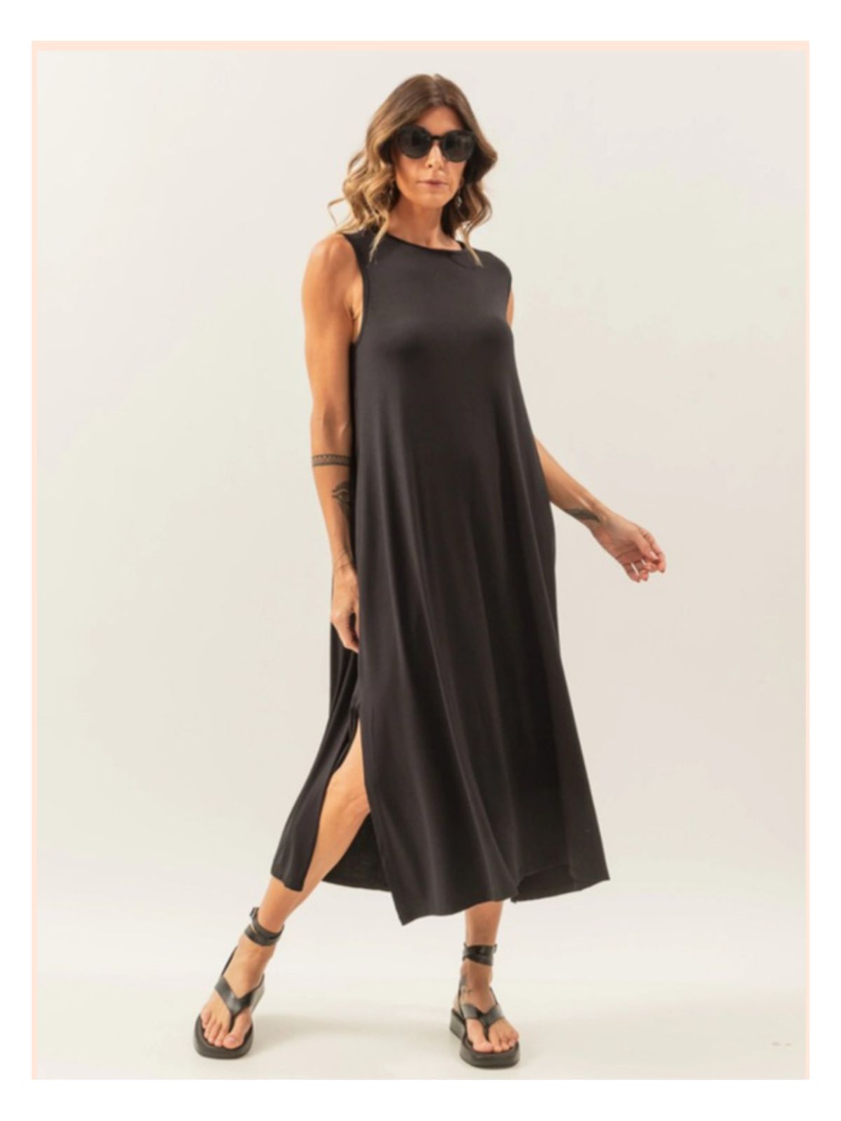 VESTIDO MALHA VISCOLYCRA -PRETO - Espasso Bela | Moda Feminina