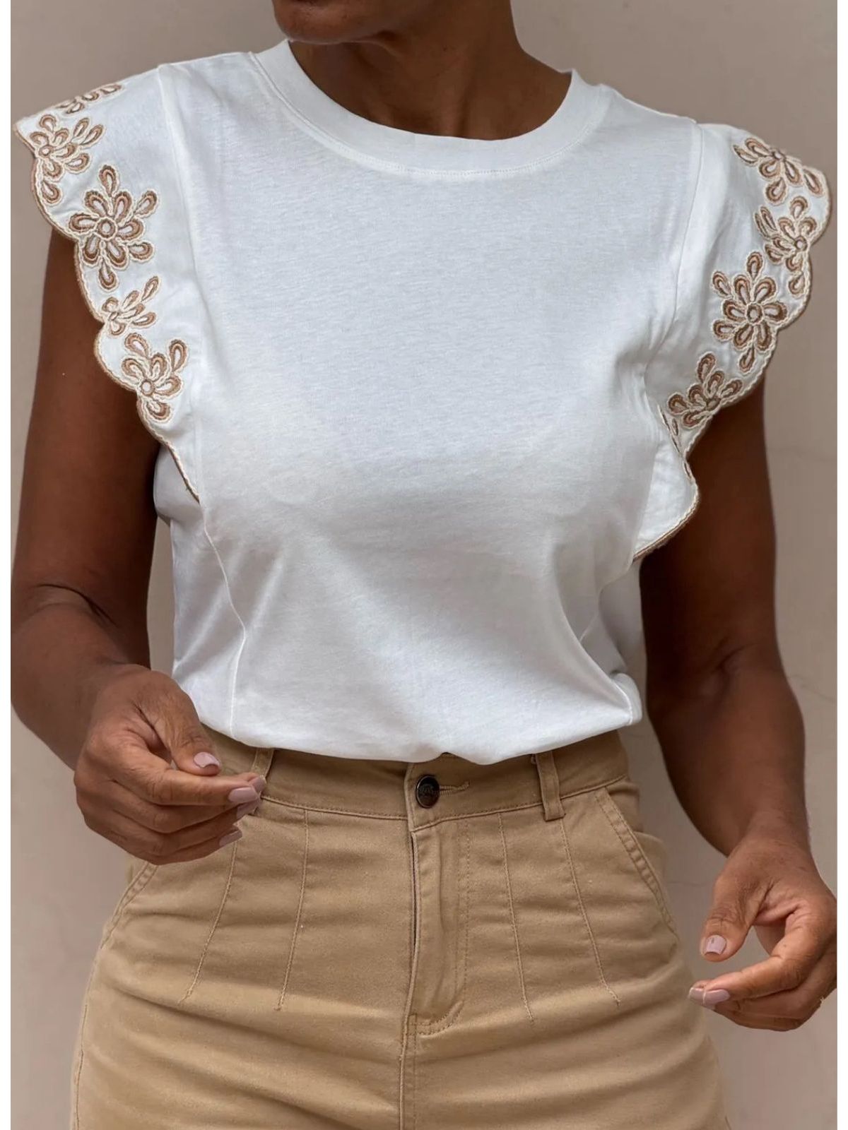 REGATA MALHA ZARA MUSCLE - OFF - Espasso Bela | Moda Feminina