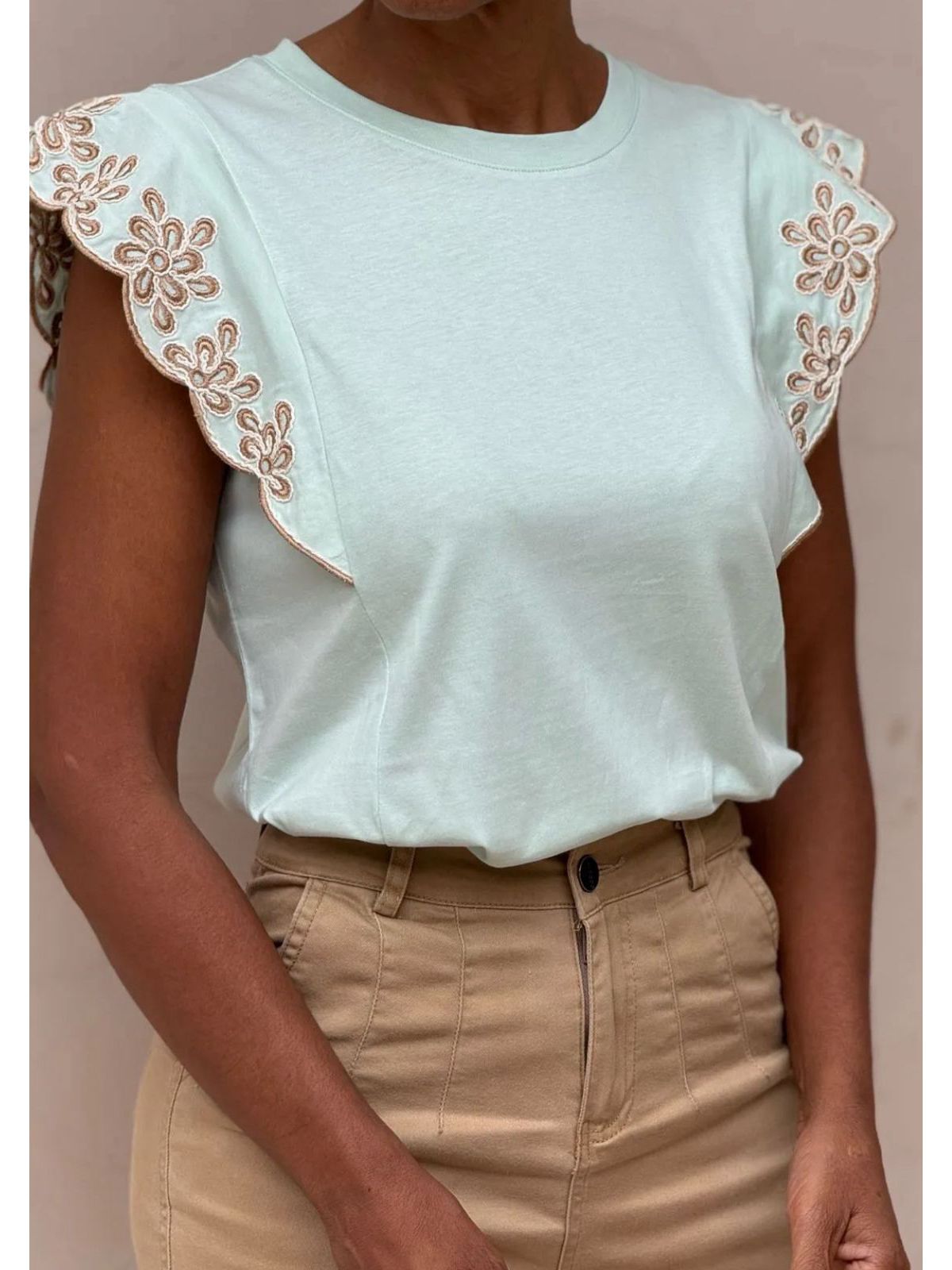 REGATA MALHA ZARA MUSCLE - VERDE AGUA - Espasso Bela | Moda Feminina