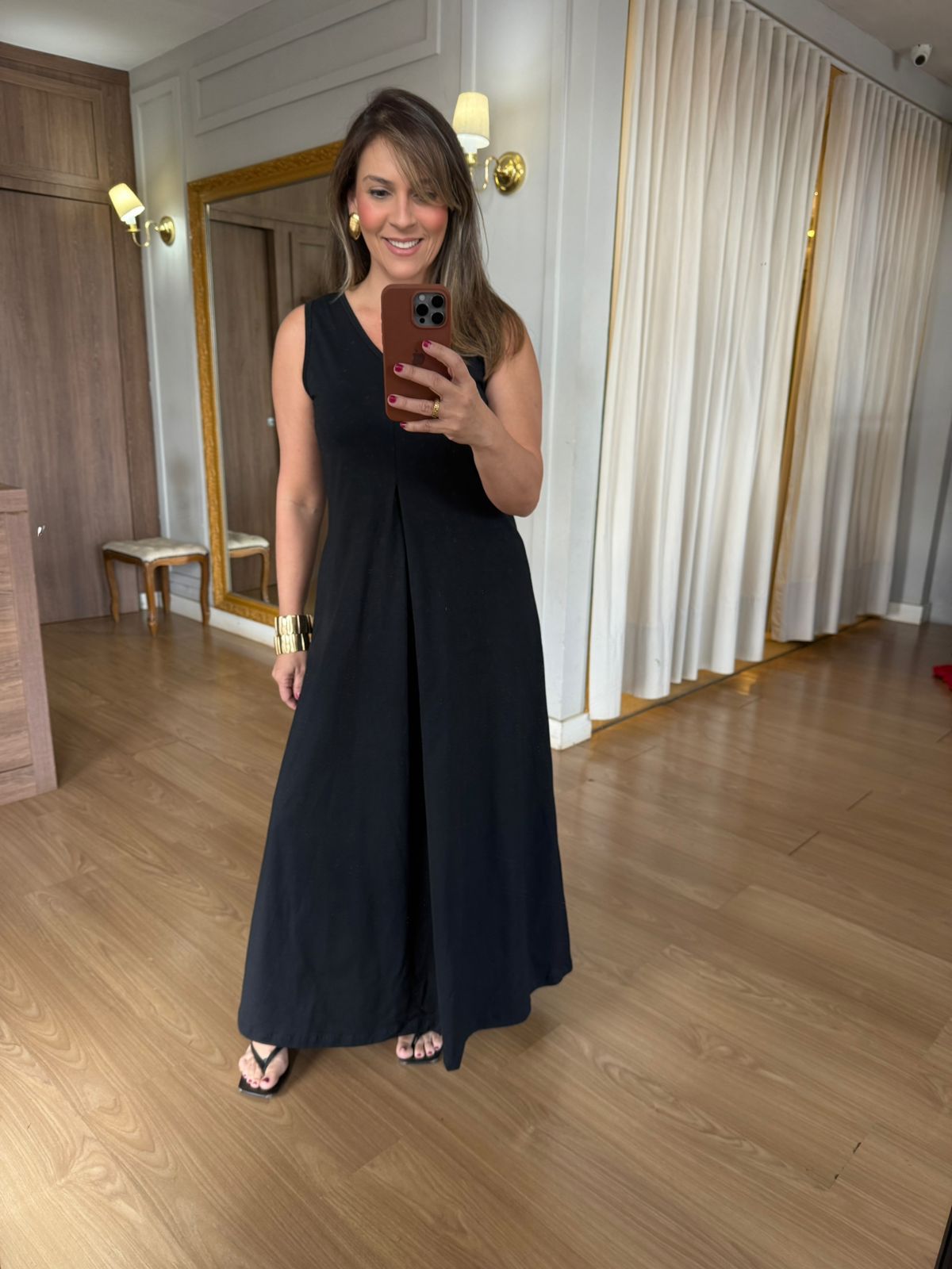 VESTIDO MALHA DE ALGODÃO VITORIA - PRETO - Espasso Bela | Moda Feminina