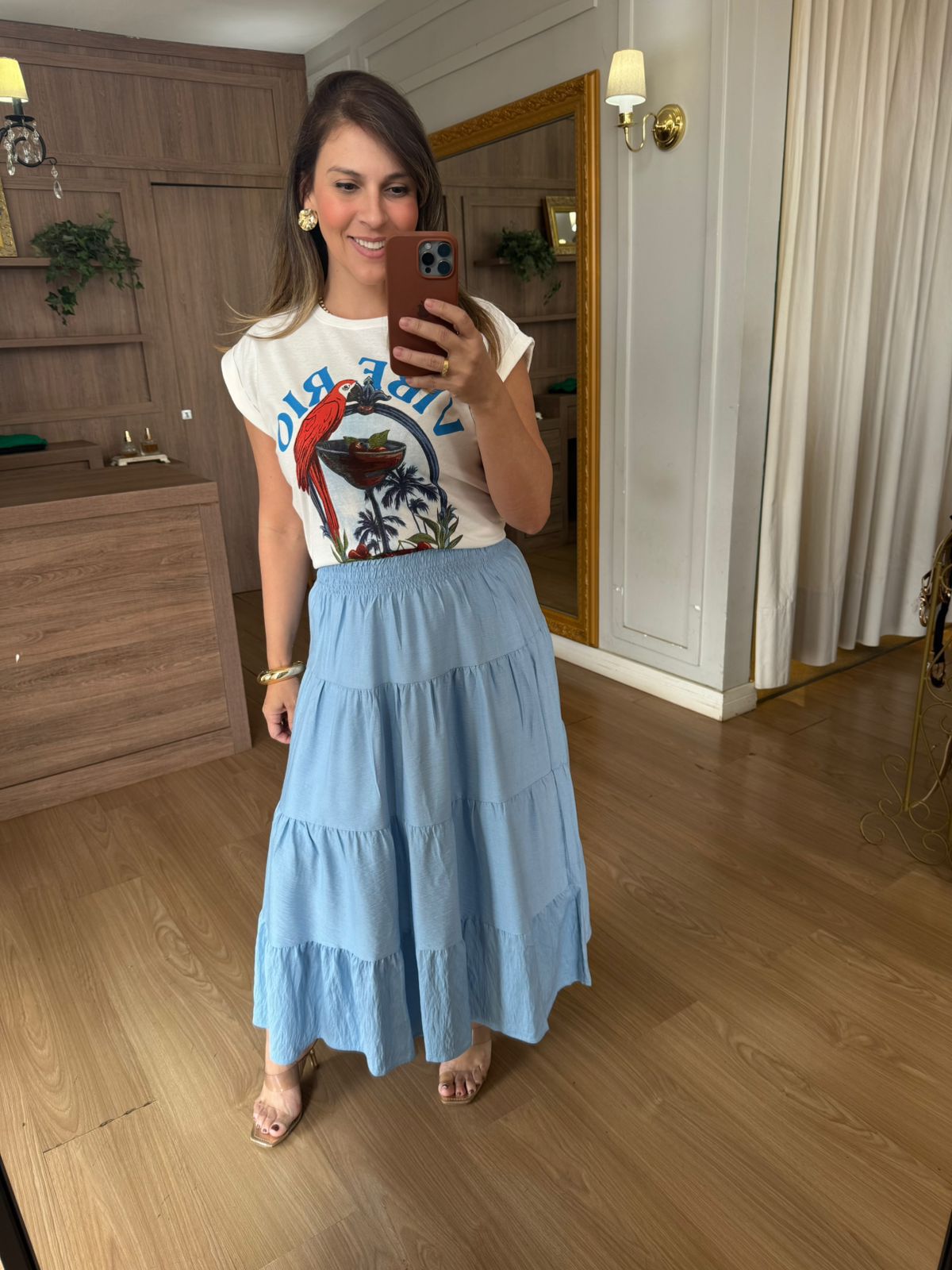 BLUSA MANGA JAPONESA 100% ALGODÃO - OFF COM SILK A... - Espasso Bela | Moda Feminina