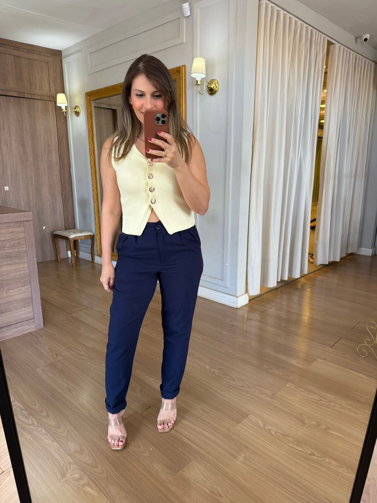 CALÇA ALFAIATARIA MI - MARINHO - Espasso Bela | Moda Feminina