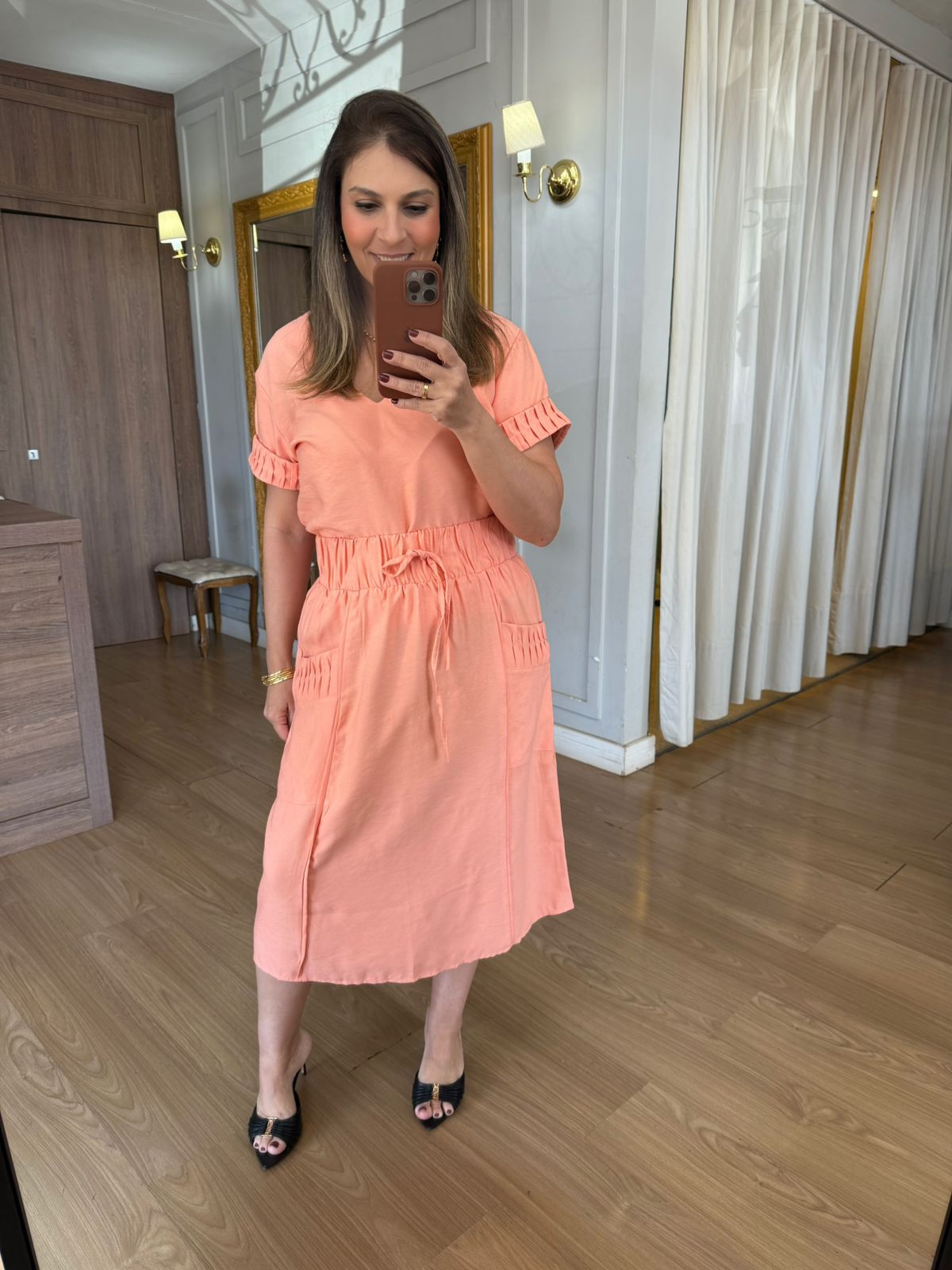 CONJUNTO LIOCEL MARI - LARANJA - Espasso Bela | Moda Feminina