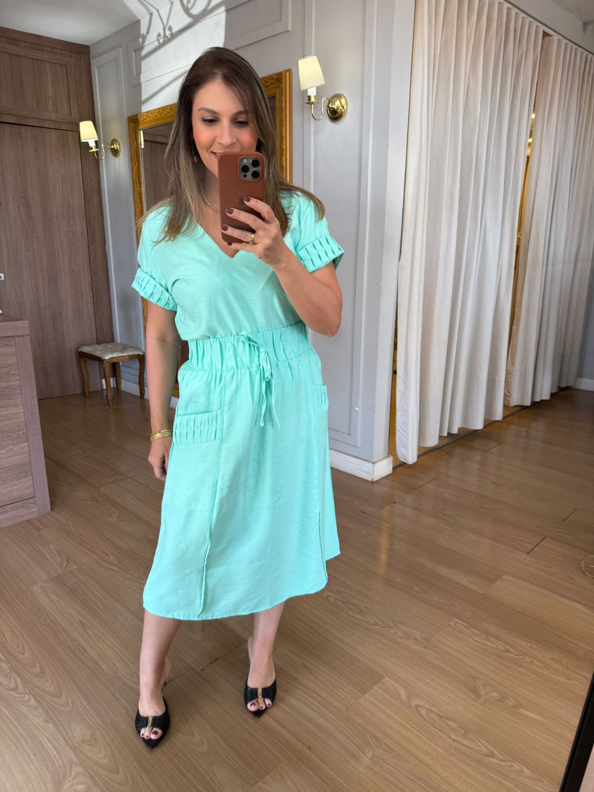 CONJUNTO LIOCEL MARI - VERDE AGUA - Espasso Bela | Moda Feminina