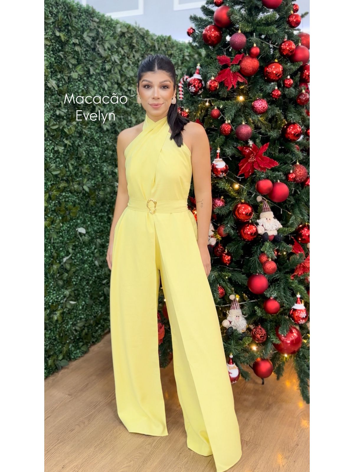 Macacão Evelyn Amarelo - 4766-5 - FIKBELLA