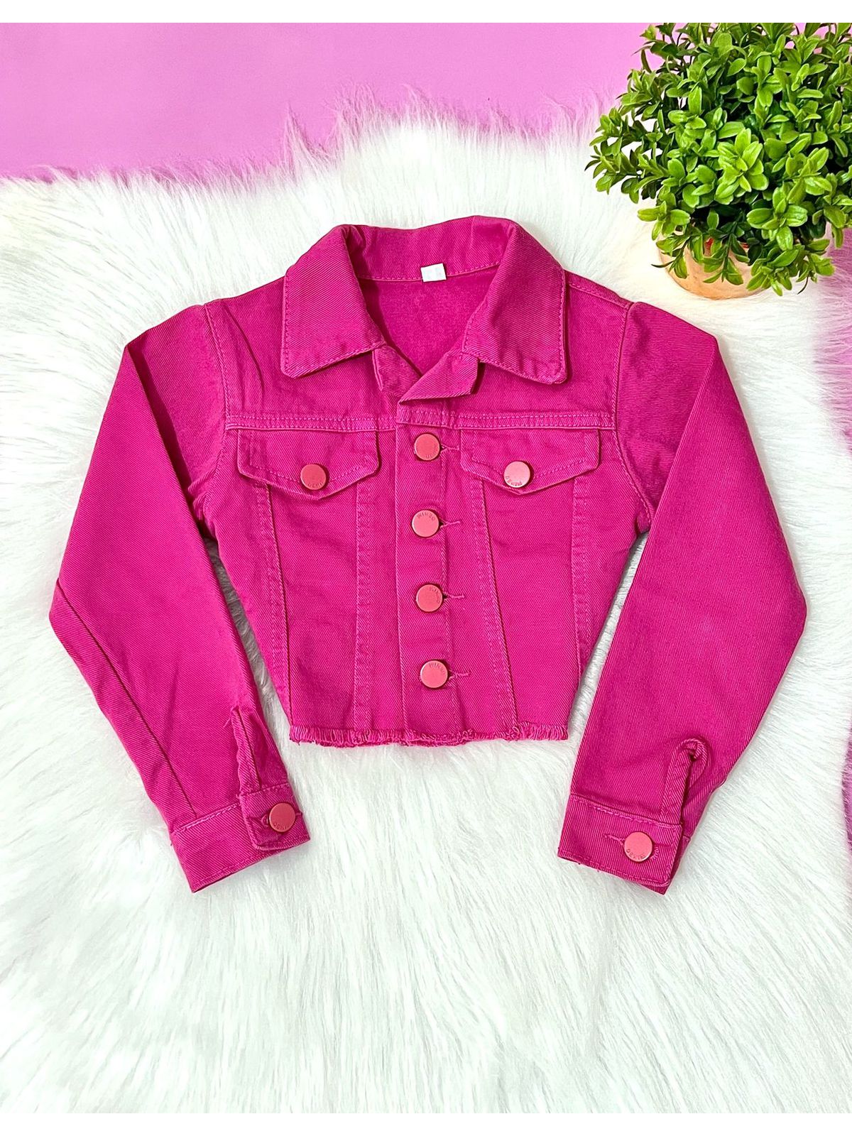 Jaqueta Color Pink - Isa Cintra Moda Infantil