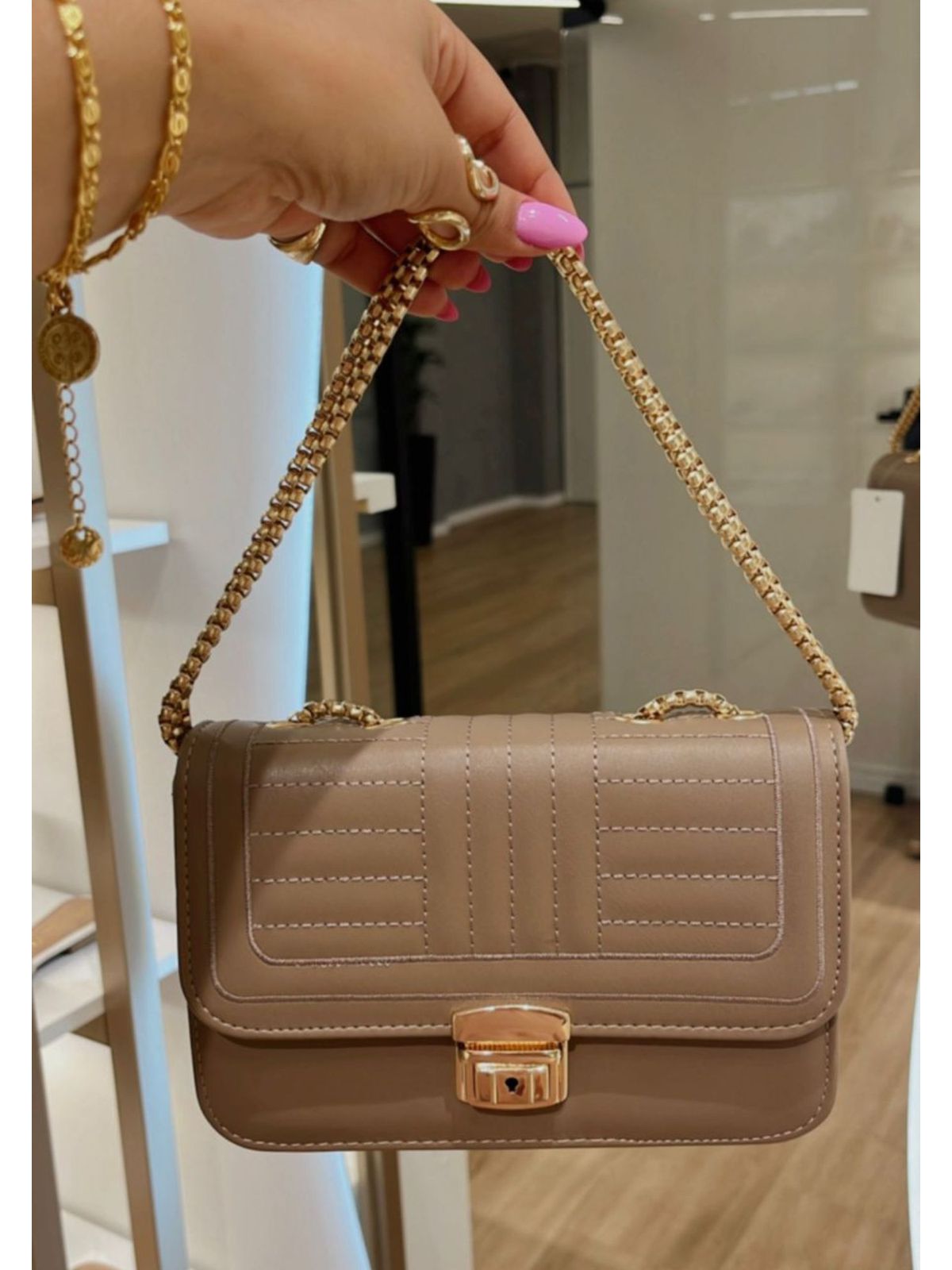 Bolsa Corrente Caqui