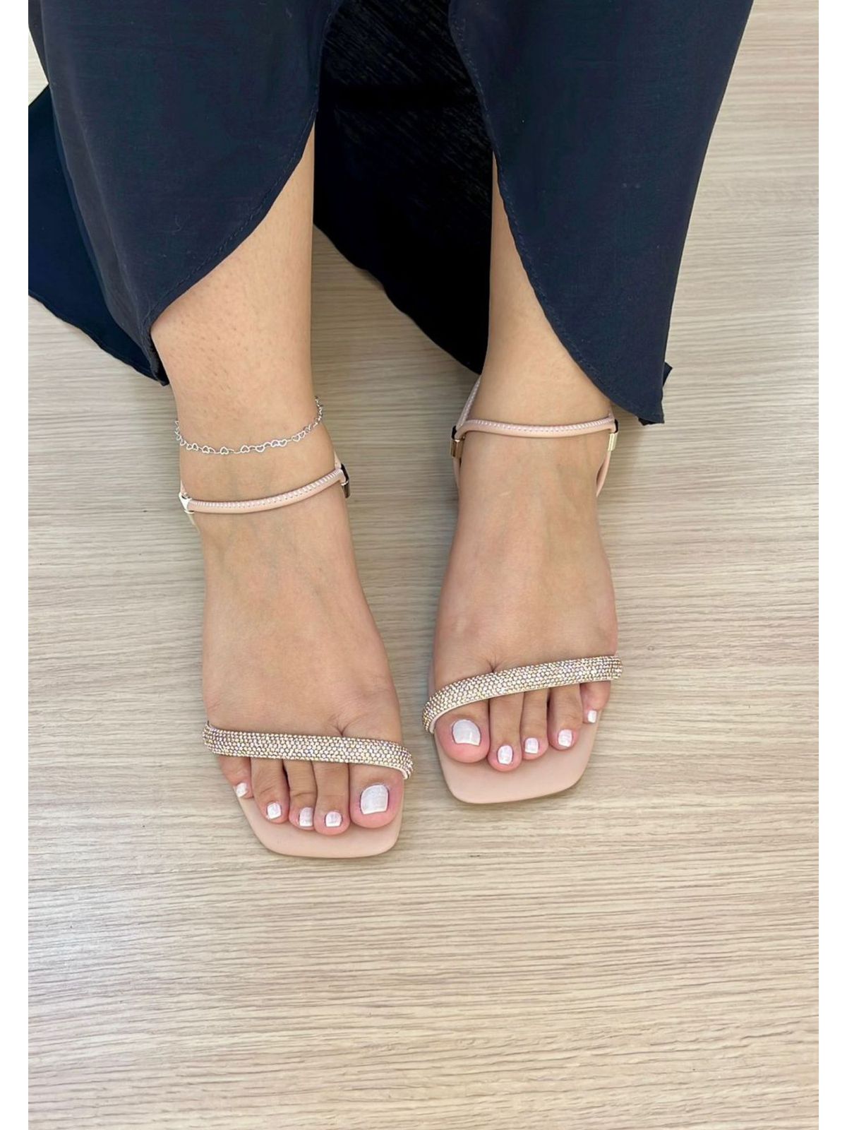 Rasteira Mia Nude 
