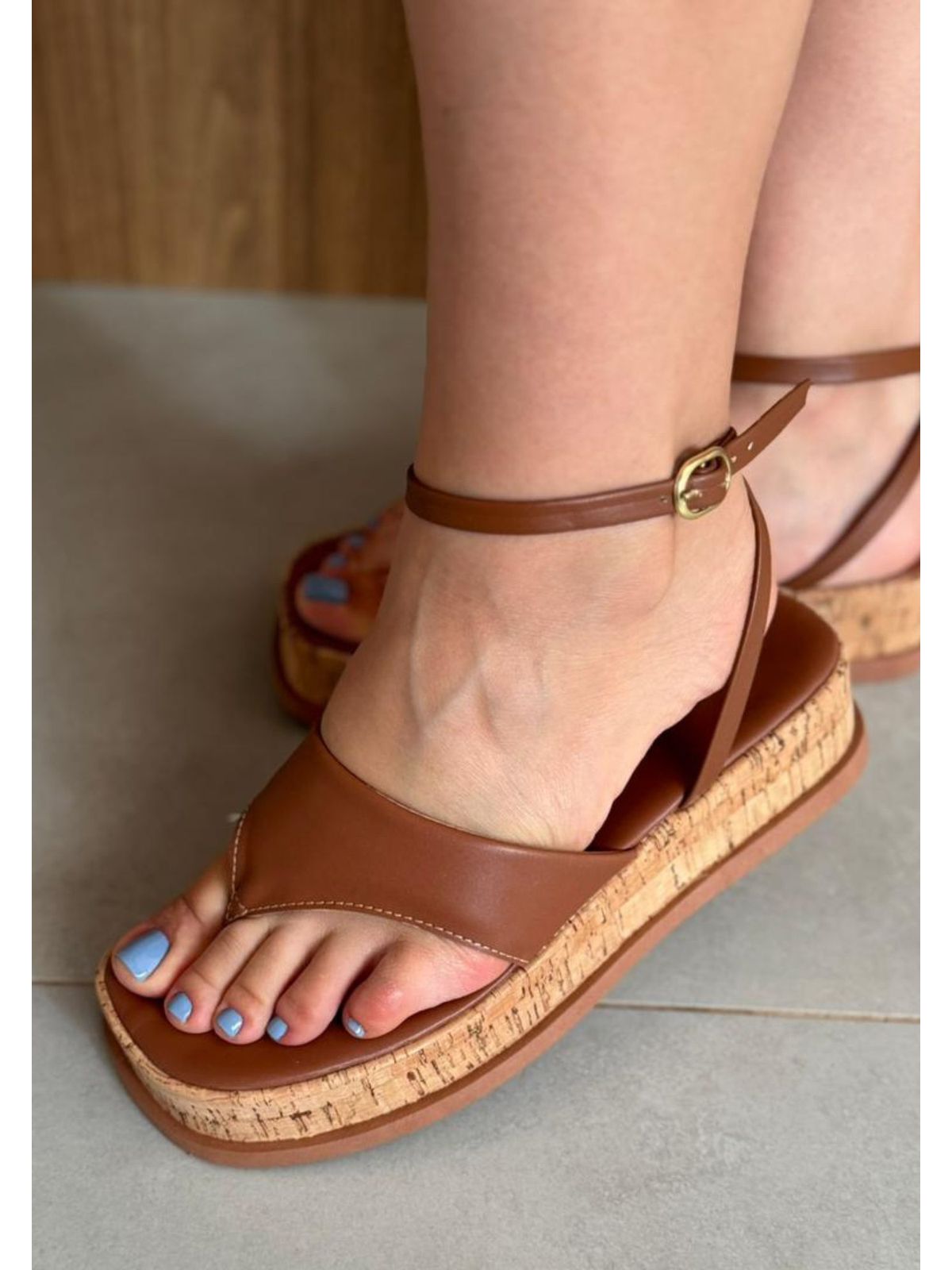 Flat Gaby Caramelo