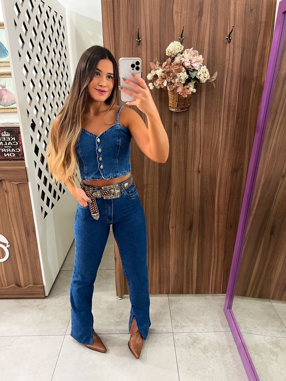 Calça Feminina Nxo Jeans Boot Cut