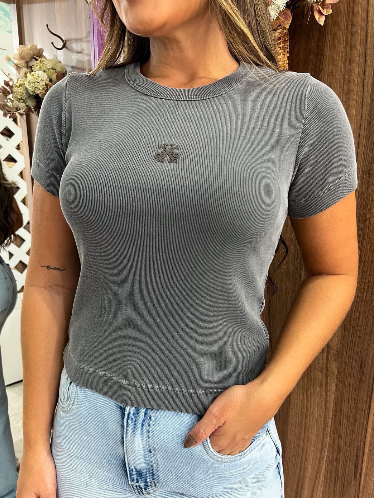 Blusa Baby Look Irina John John