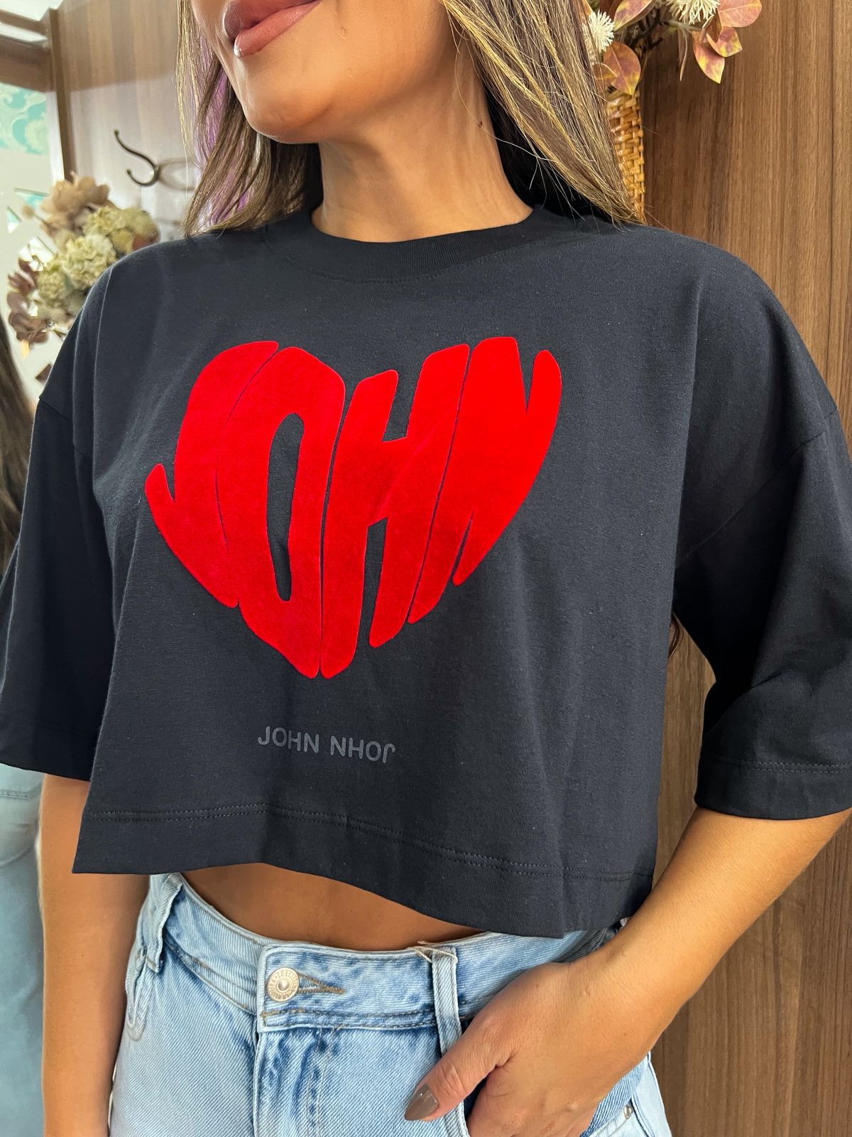 Camiseta Cropped Beloved John John