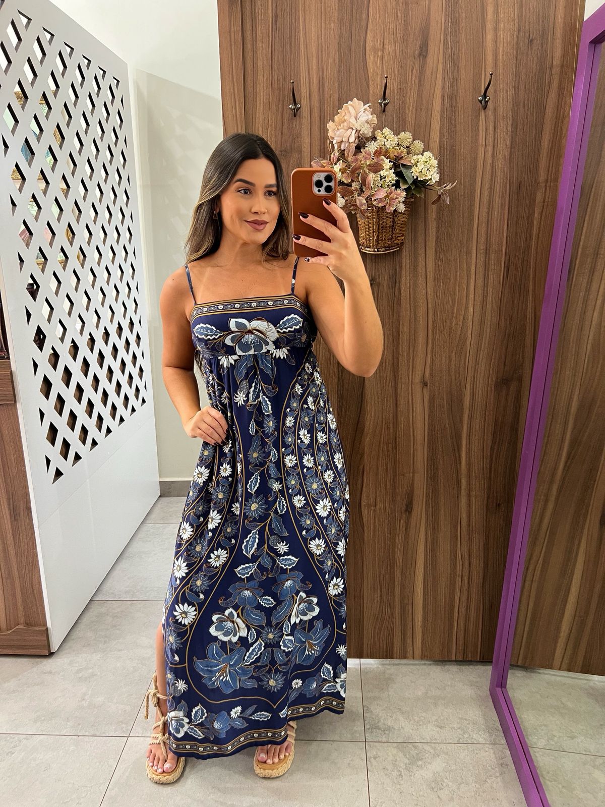 Vestido Cropped Estampado Marcelle Farm