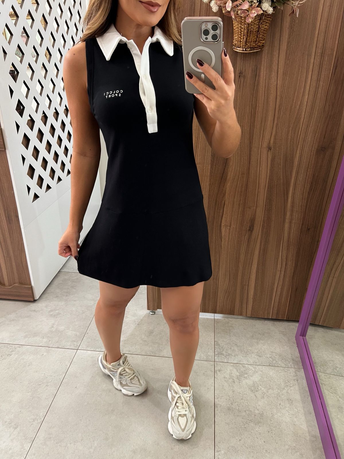 Vestido Gola Polo Fit Colcci Sport