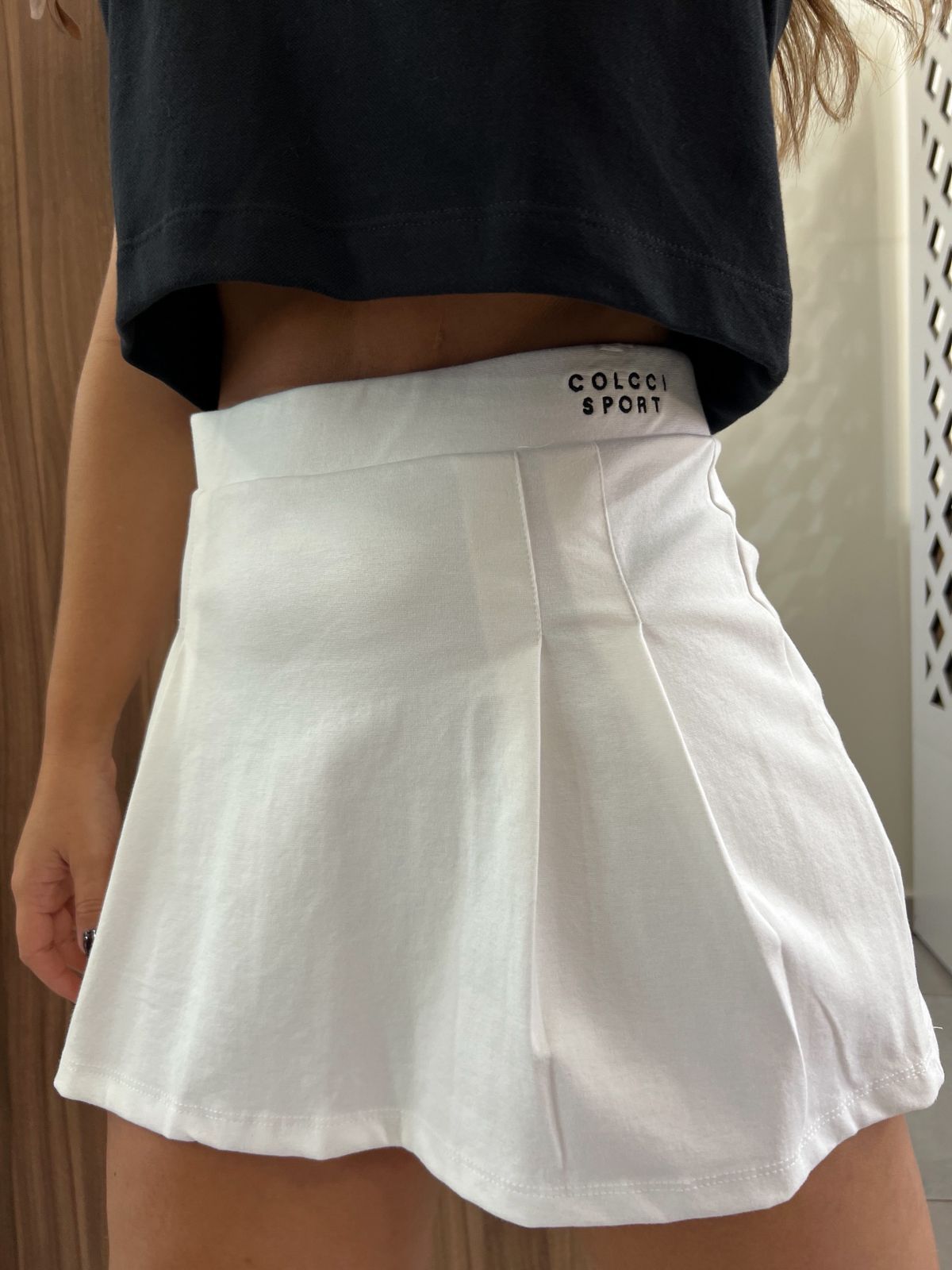 Saia Tennis Basic Branca Colcci Sport