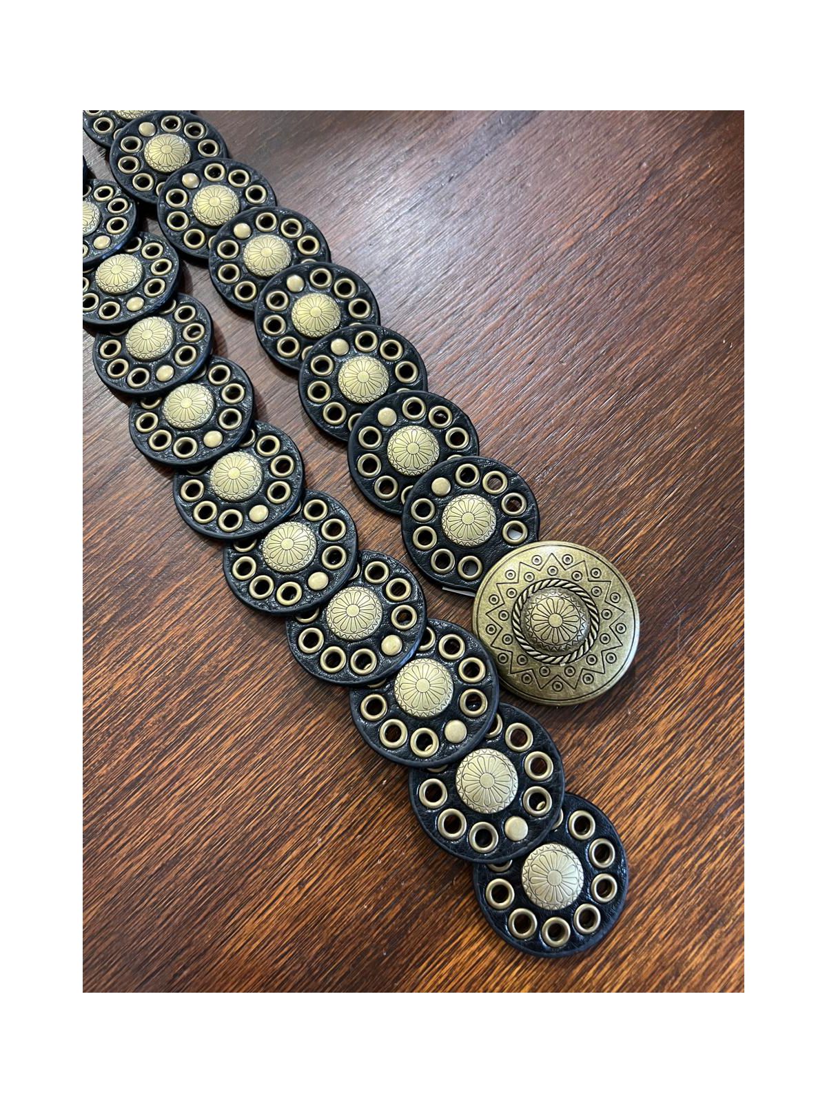 Cinto Feminino Boho Country Preto Old
