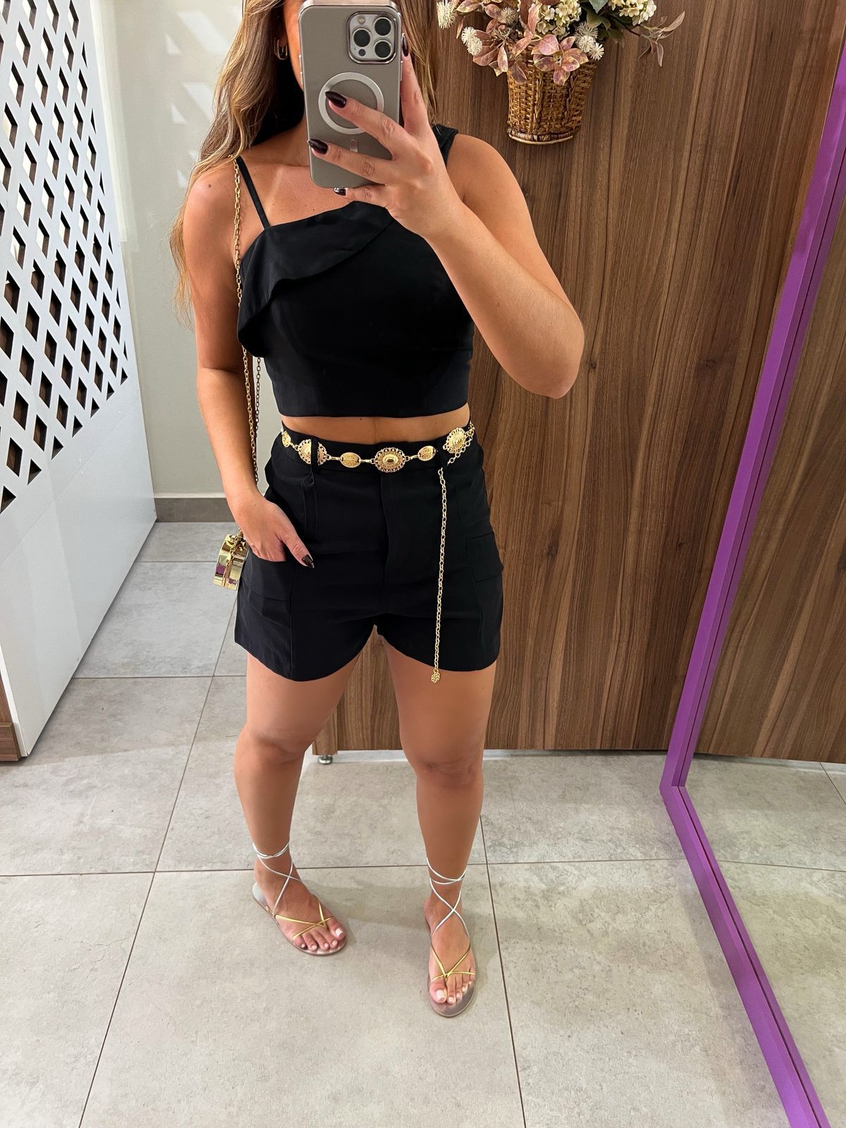 Conjunto Alfaiataria Preto Helena 