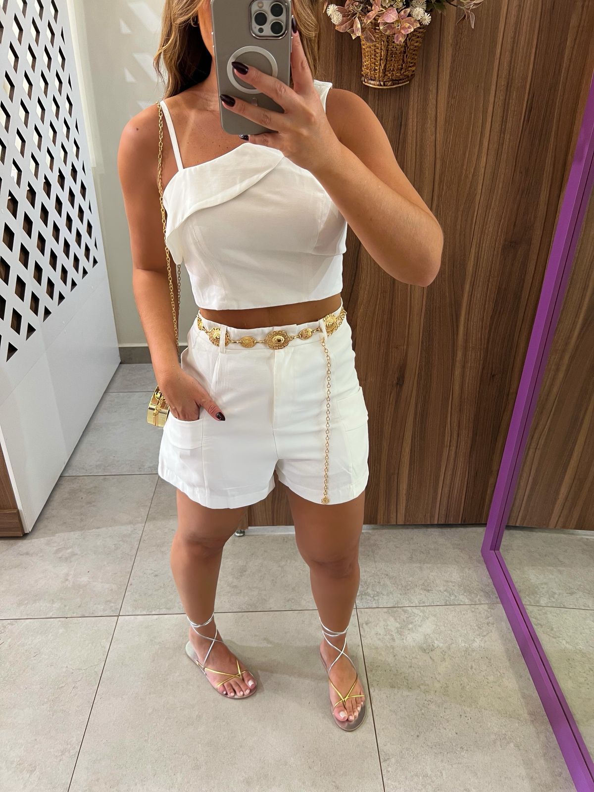 Conjunto Alfaiataria Branco Helena