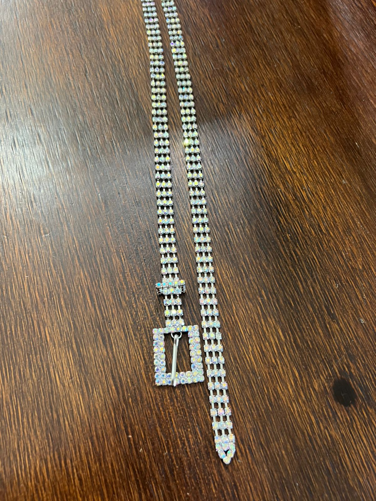 Cinto Strass Prata Sandy 