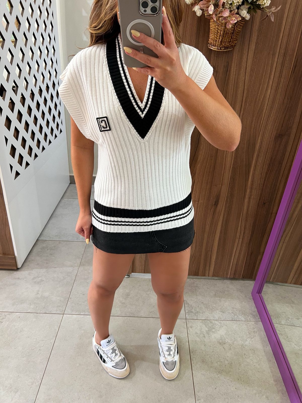 Colete Feminino Em Tricô Colcci