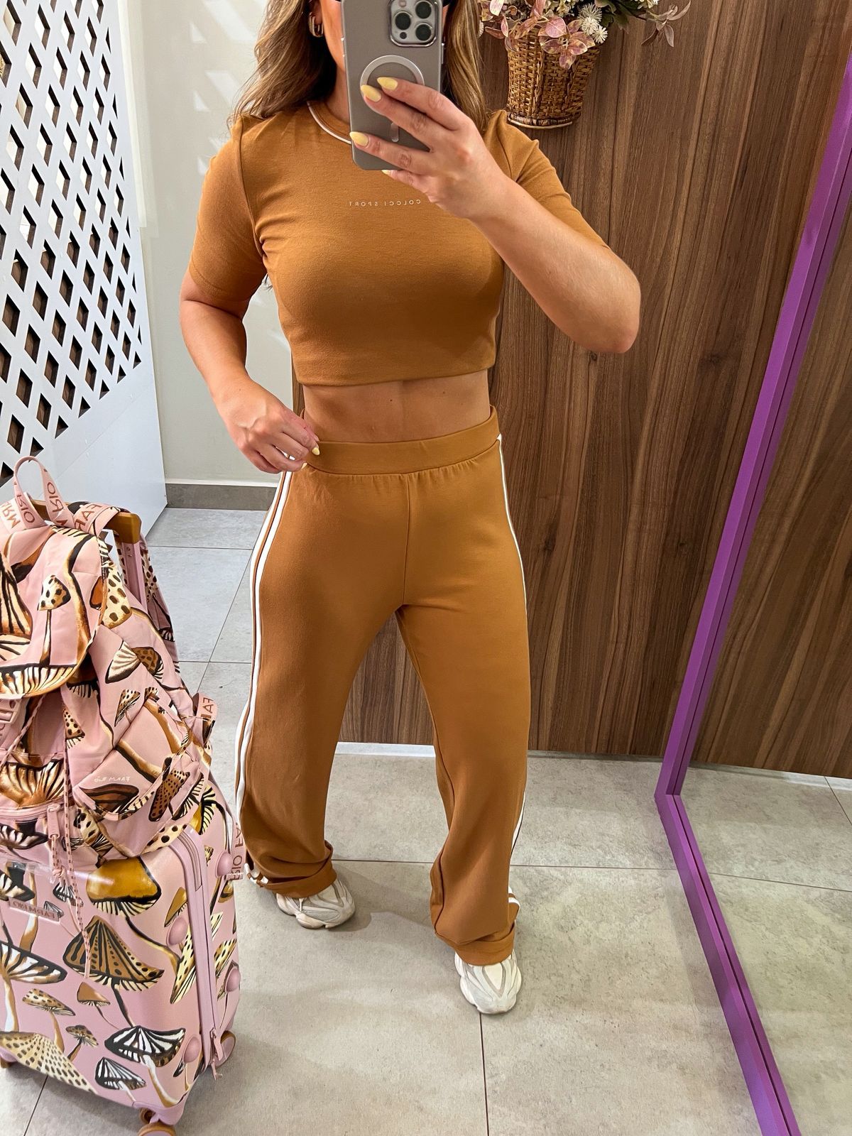 Calça Reta Comfort Caramelo Colcci