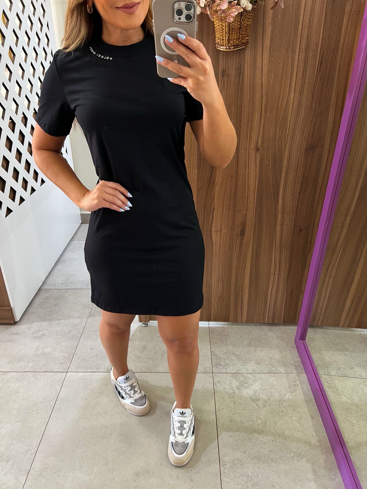 Vestido New Comfort Fit Preto Colcci Sport