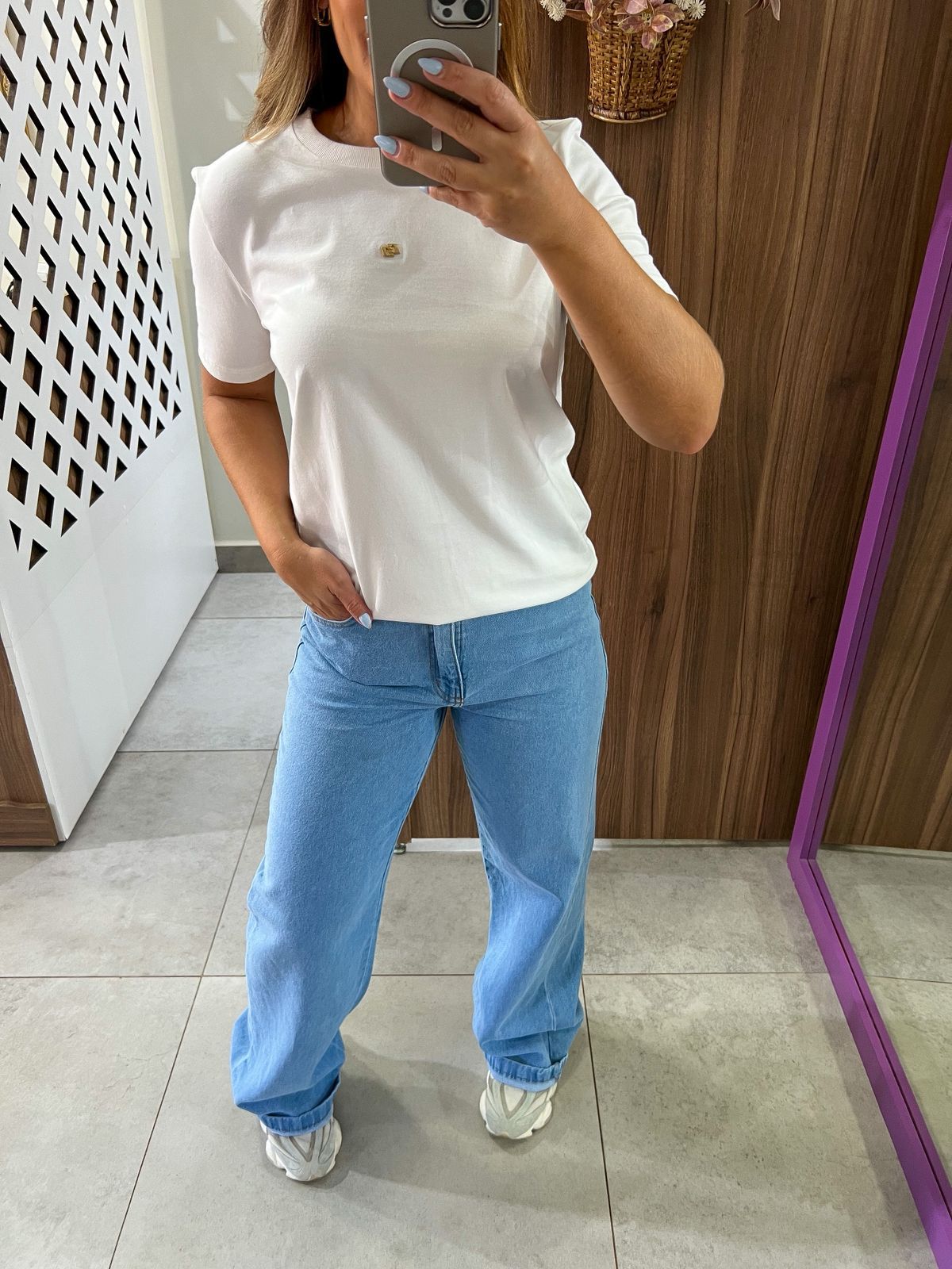 Camiseta Off White Basic Tag Colcci 