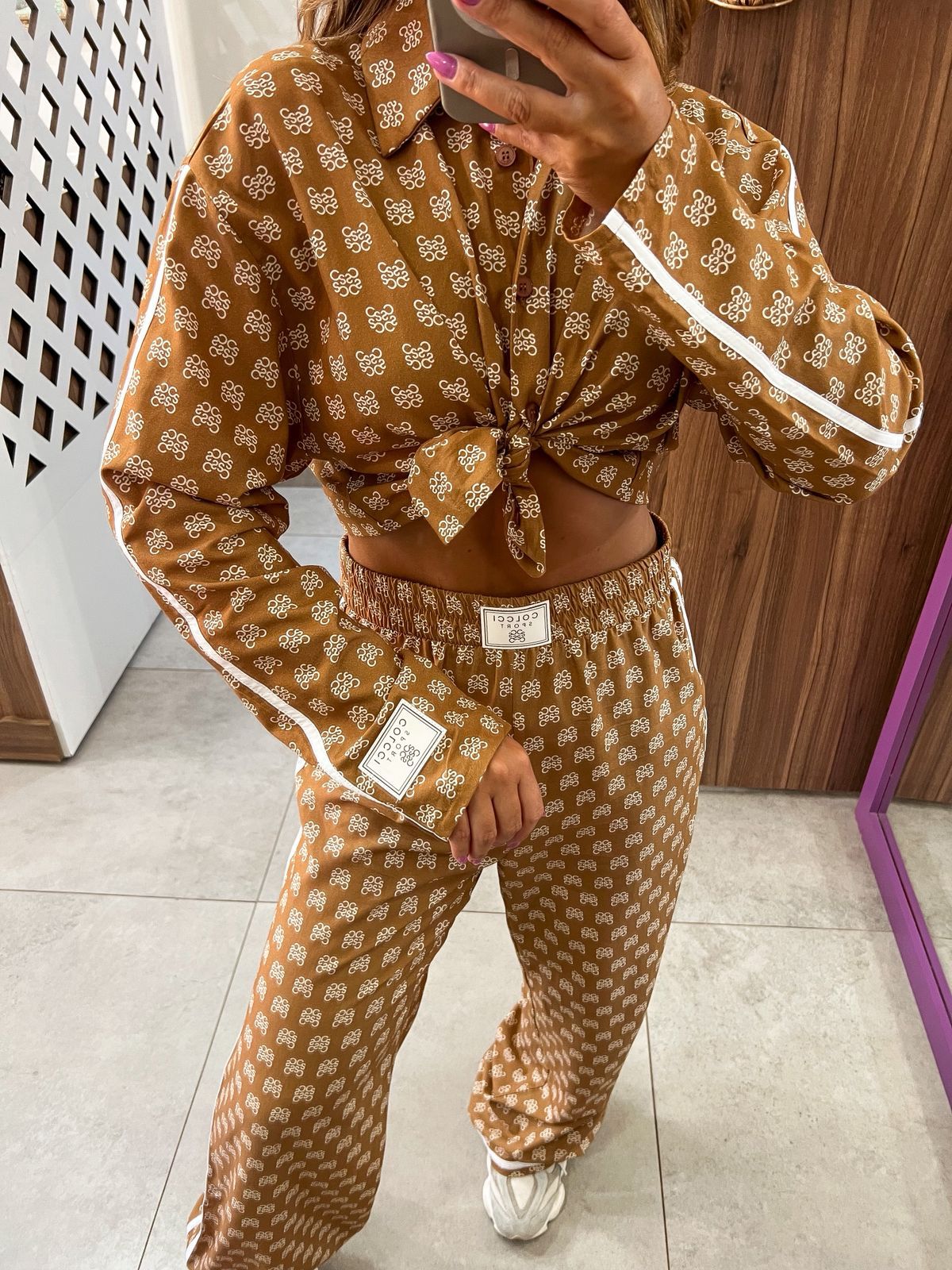 Camisa Estampada Caramelo Colcci Sport