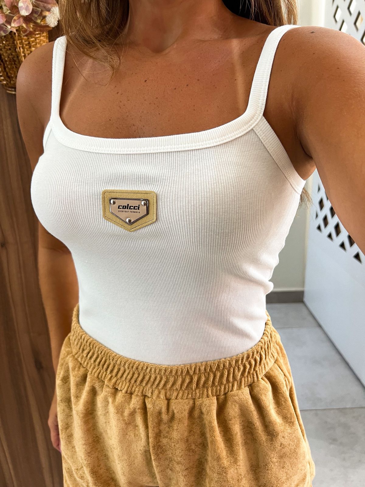 Regata Small Com Bordado Off Colcci