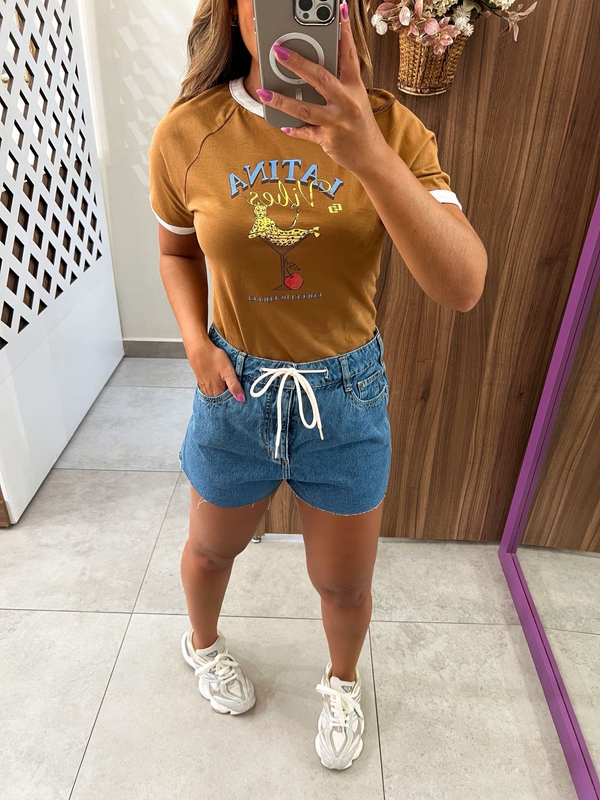 Short Jeans Dunnah Com Amarração Colcci