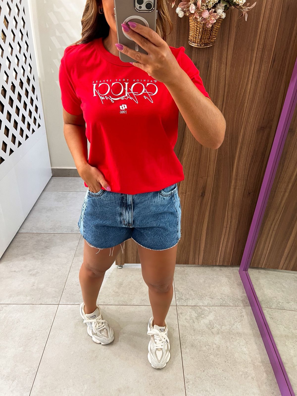 Camiseta Fashion That Speaks Vermelha Colcci