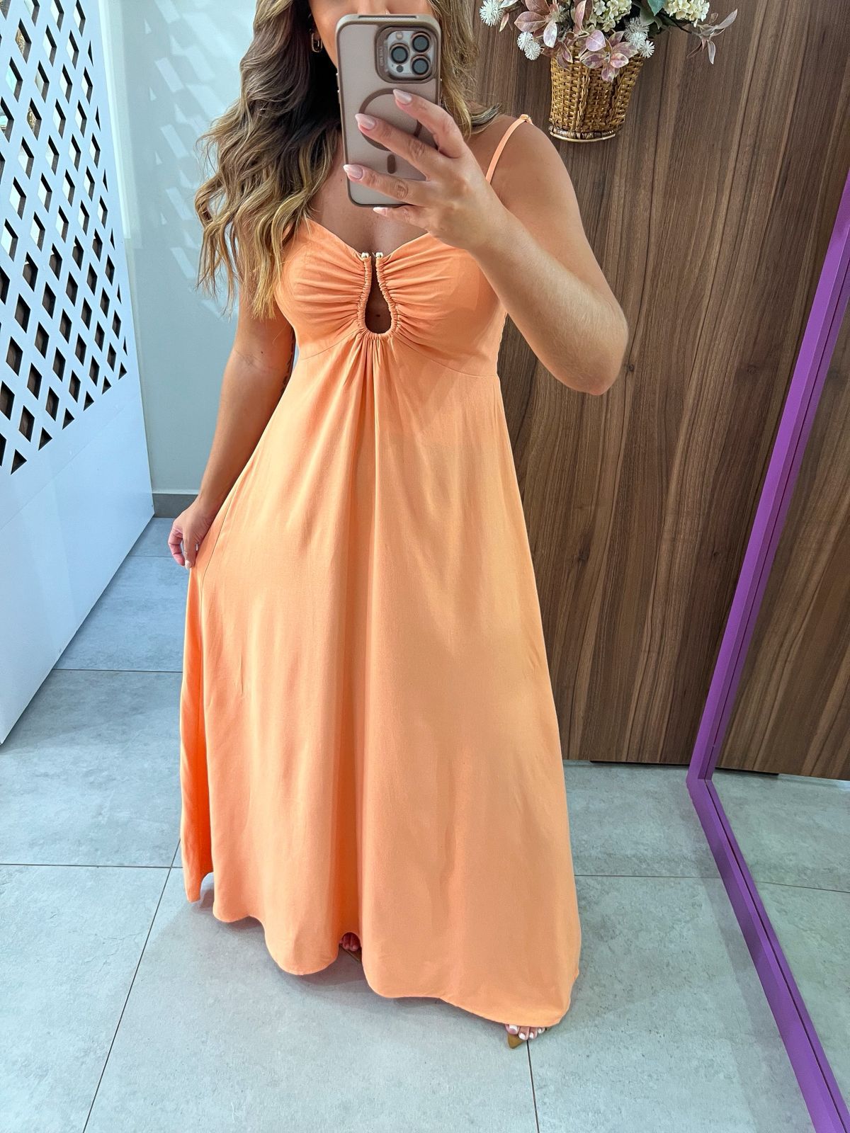 Vestido Colors Lolla Laranja