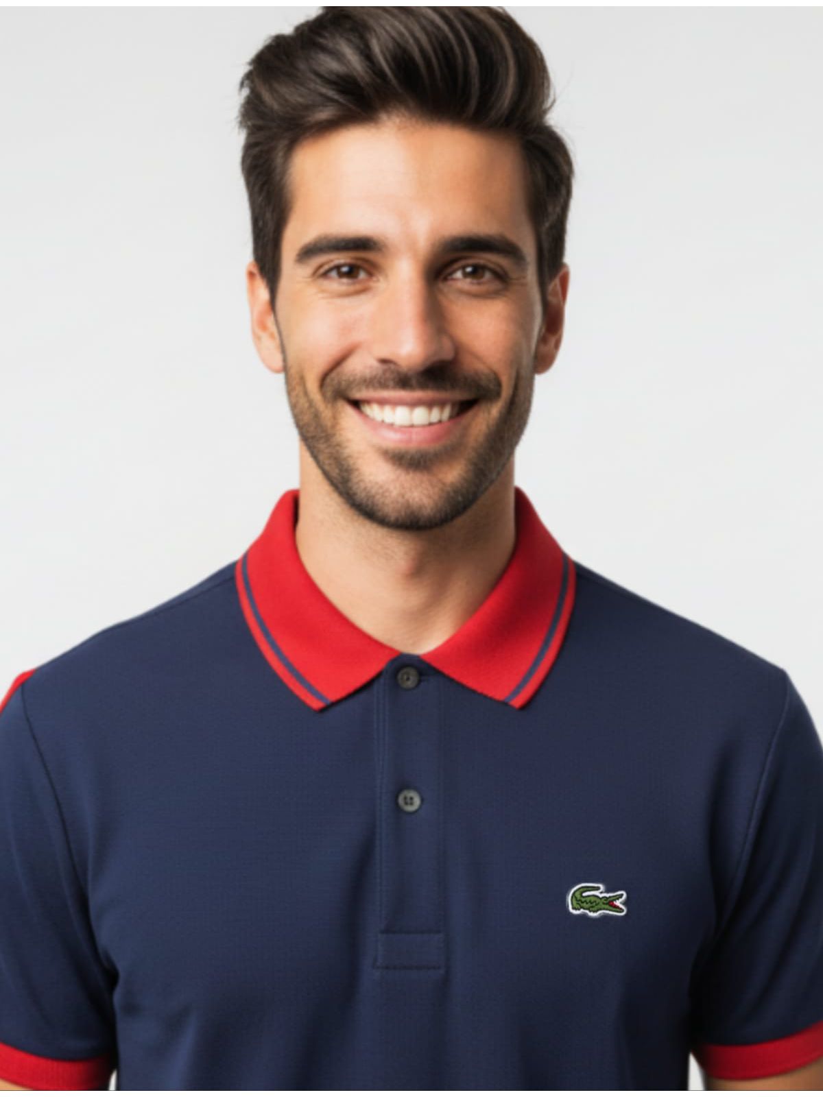 Gola Polo Lacoste Diferenciada Importada - AZUL MA... - SP GRIFES - Camisetas Importadas no Atacado