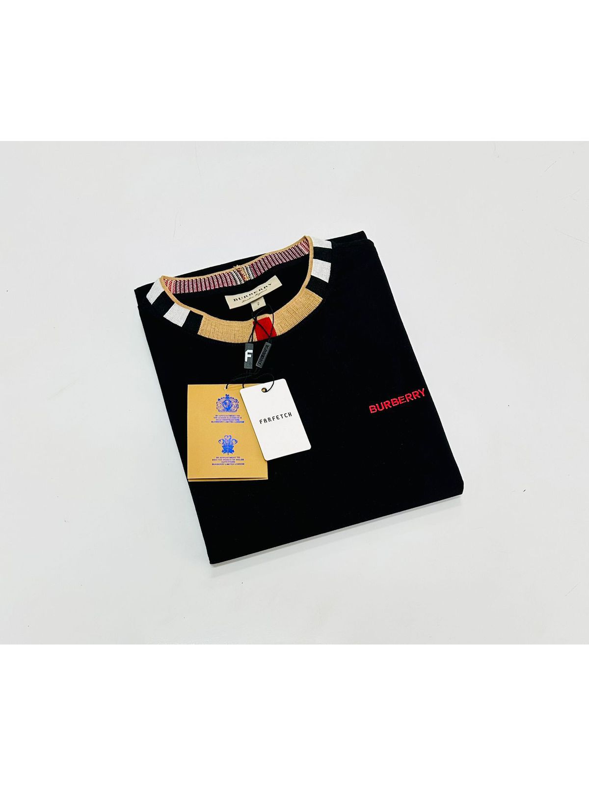 Camiseta Burberry - Preta - SP GRIFES - Camisetas Importadas no Atacado