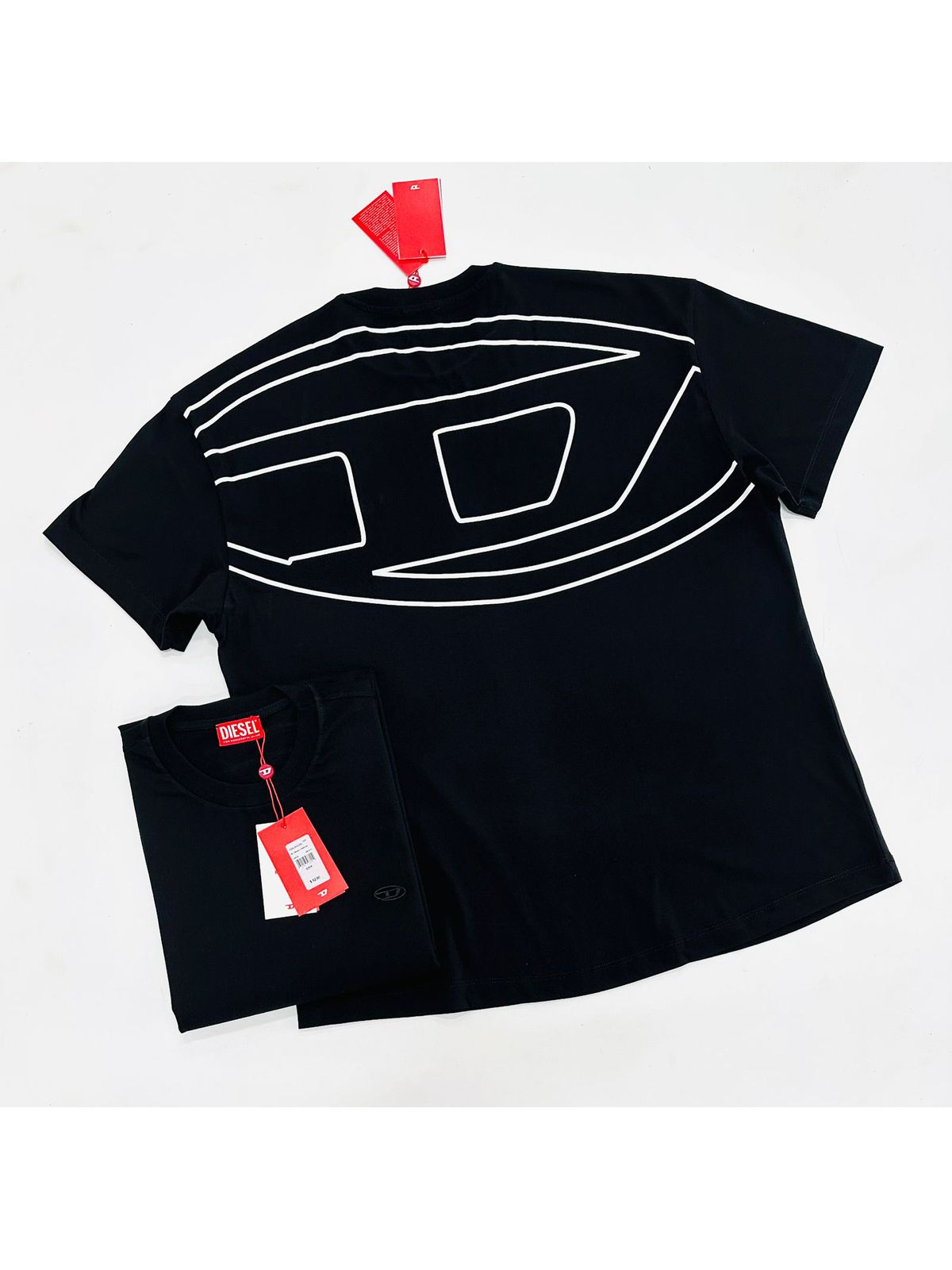 CAMISETA DIESEL - PRETA - SP GRIFES - Camisetas Importadas no Atacado