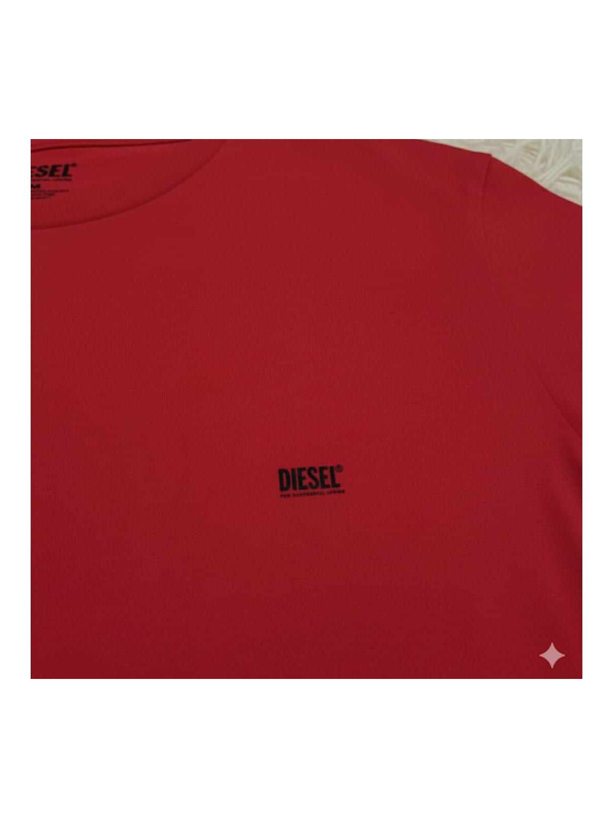 Camiseta Diesel - Vermelha - SP GRIFES - Camisetas Importadas no Atacado