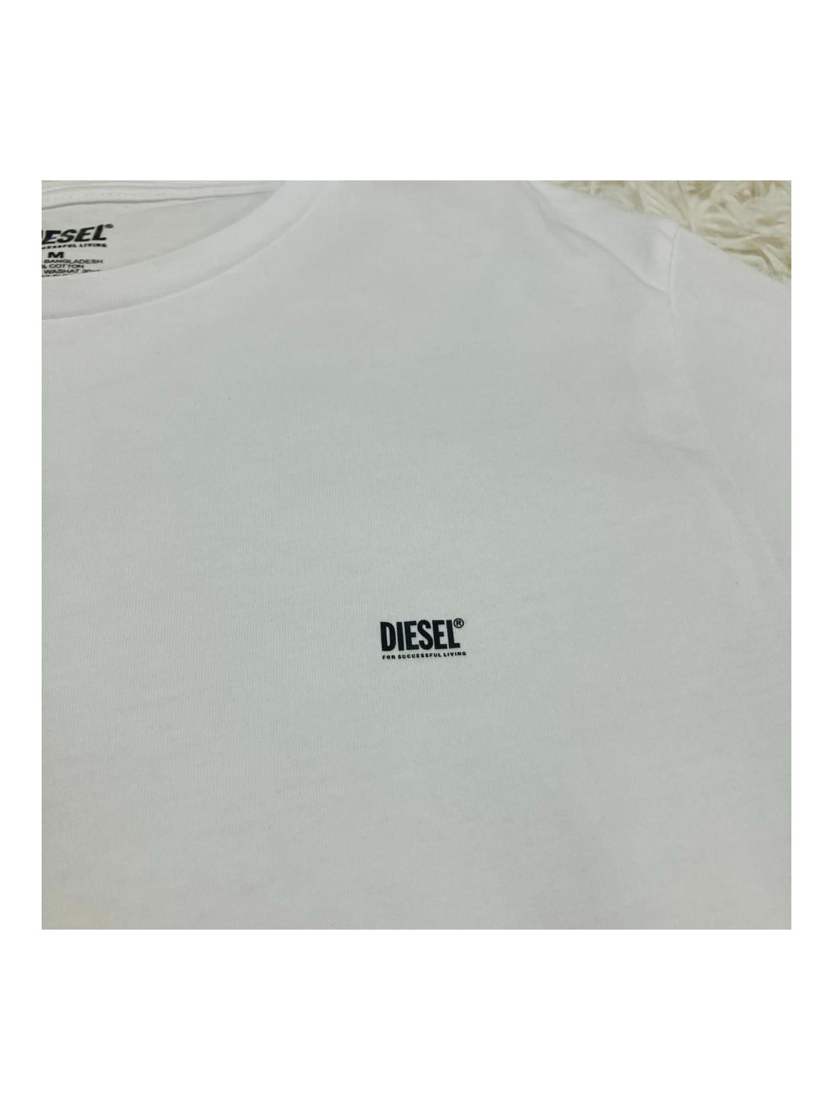 Camiseta Diesel - Branco - SP GRIFES - Camisetas Importadas no Atacado