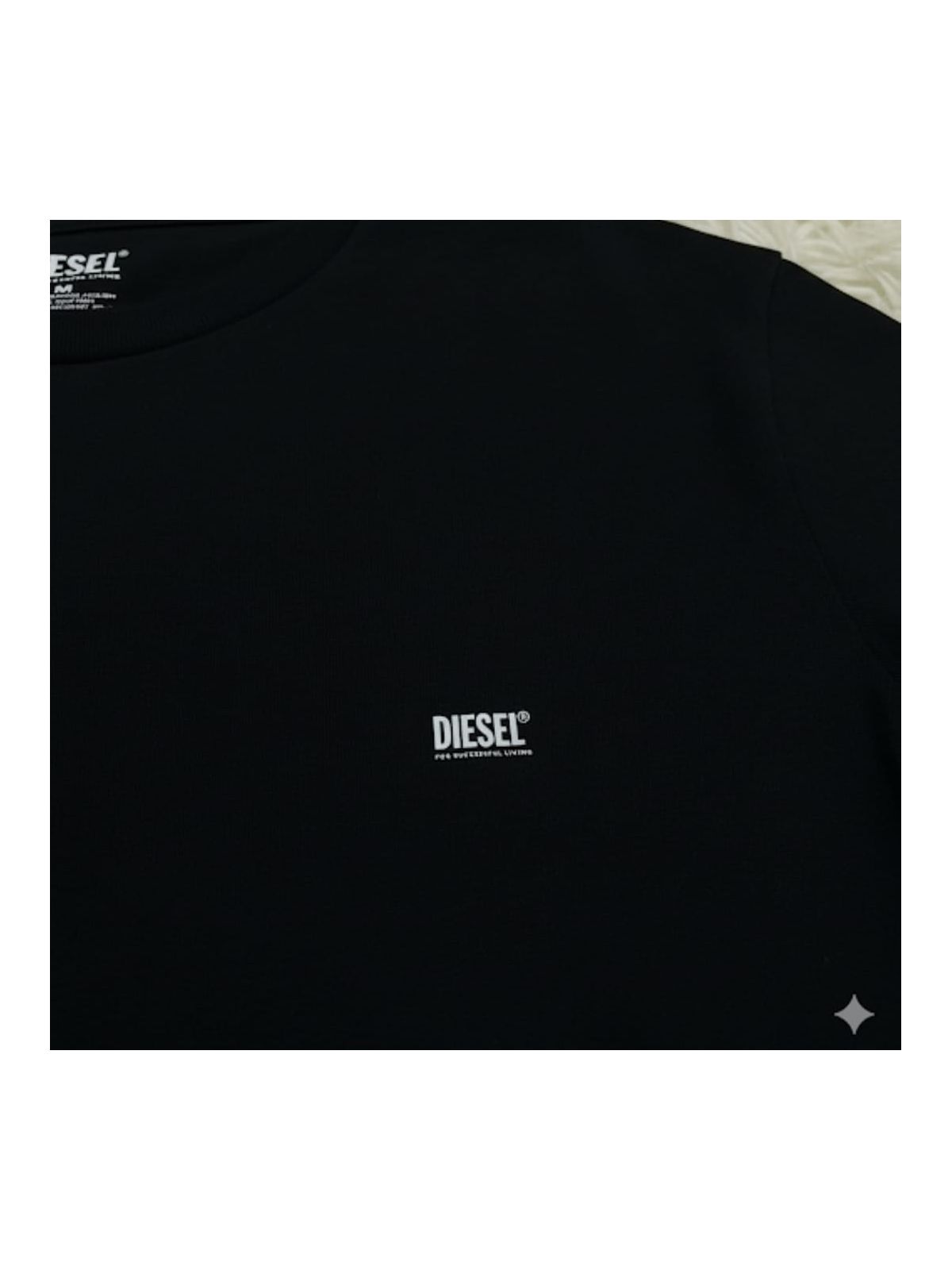 Camiseta Diesel - Preto - SP GRIFES - Camisetas Importadas no Atacado