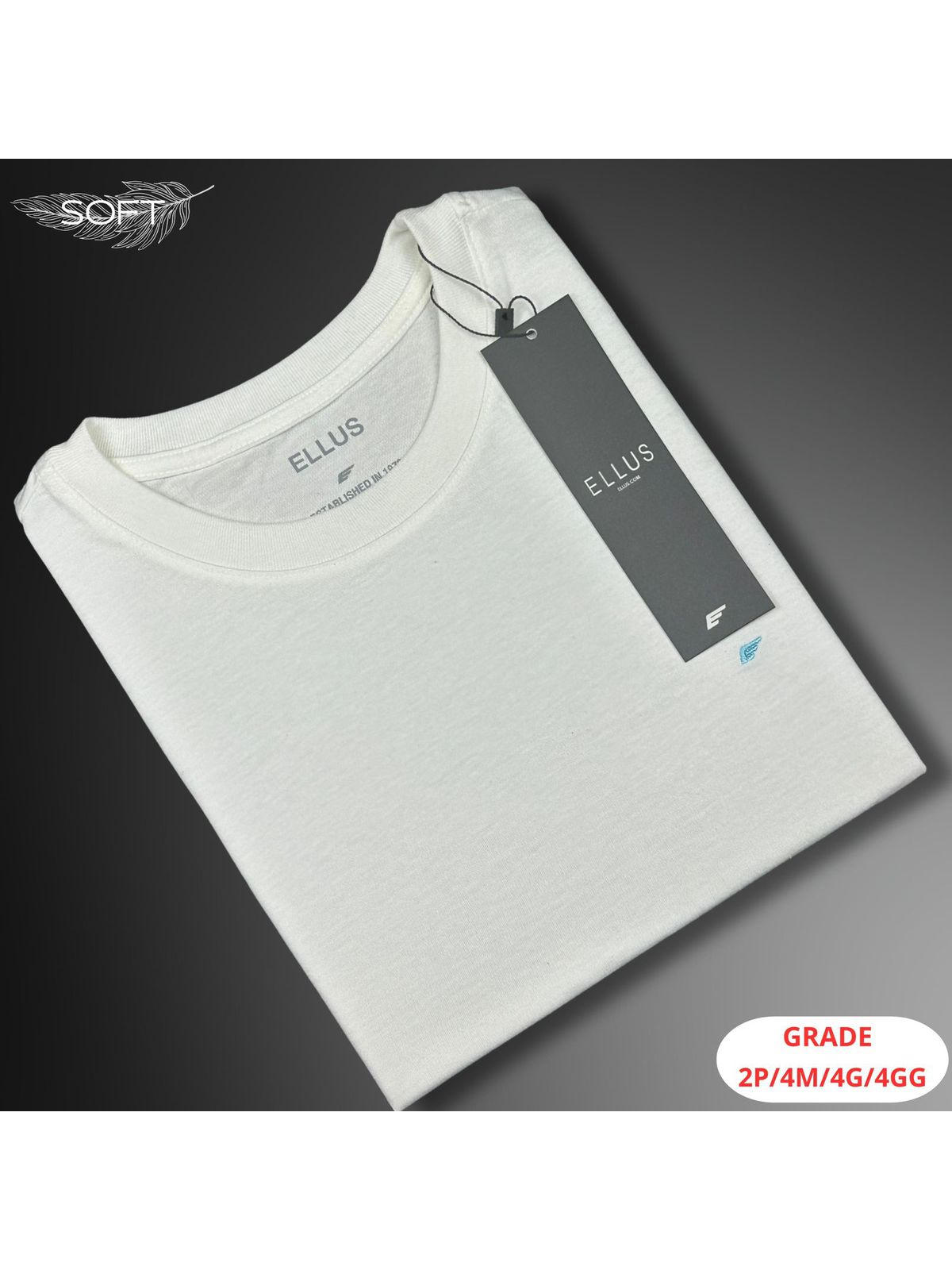 CAMISETA ELLUS NACIONAL - BRANCA - SP GRIFES - Camisetas Importadas no Atacado