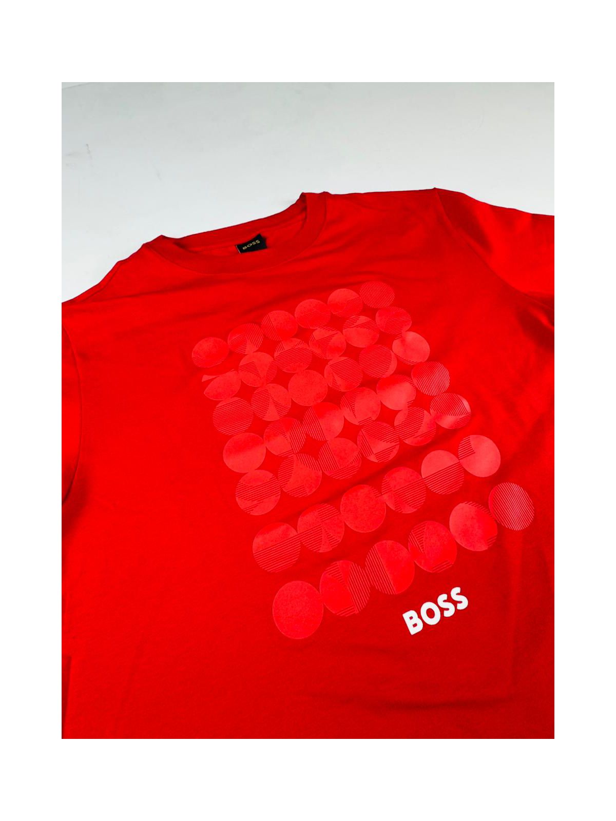 Camiseta Hugo Boss - Vermelho - SP GRIFES - Camisetas Importadas no Atacado