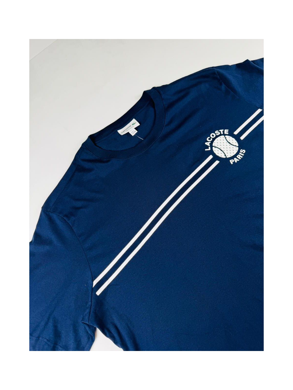Camiseta Lacoste - Marinho - SP GRIFES - Camisetas Importadas no Atacado