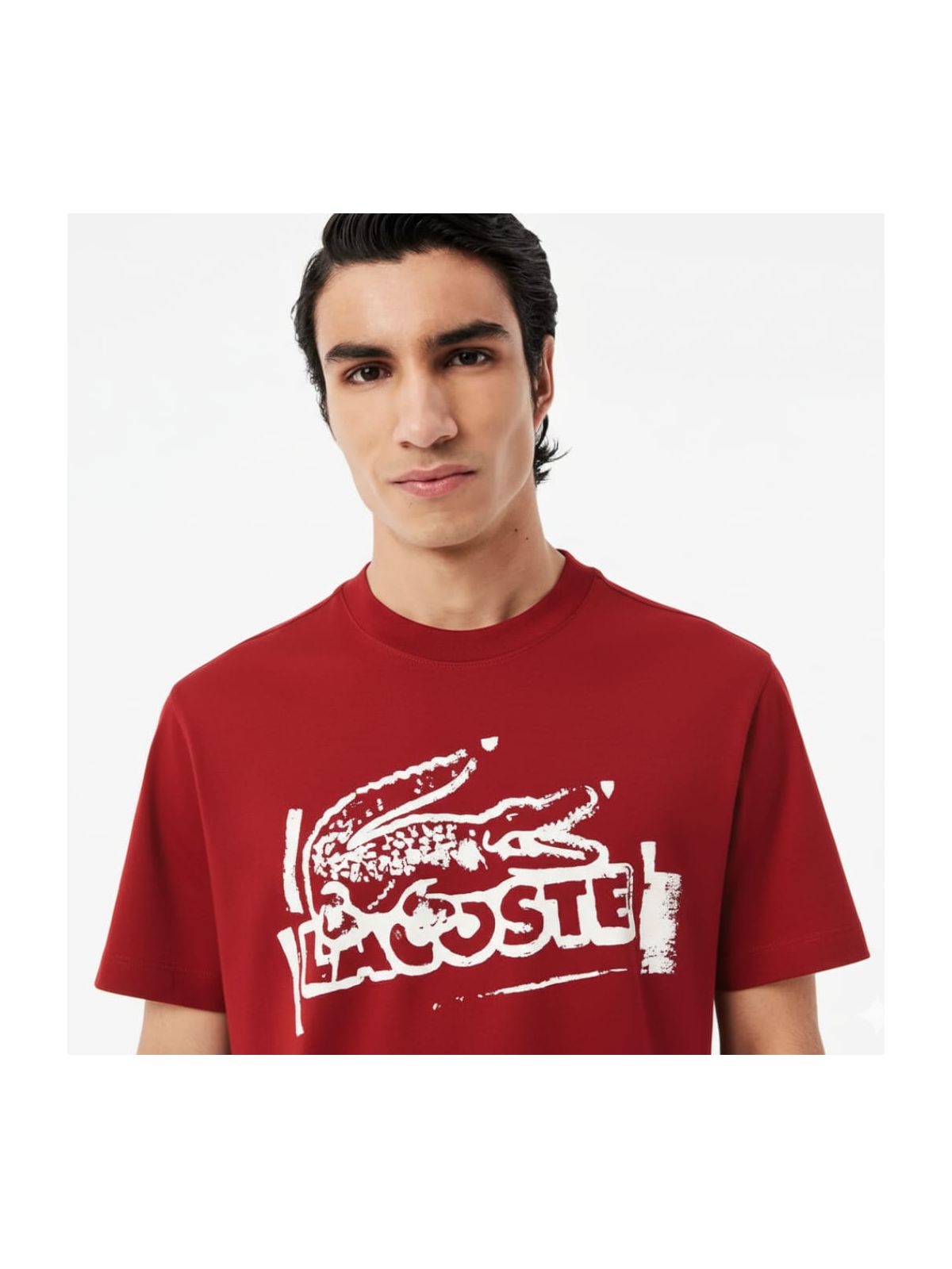 Camiseta Lacoste - Vermelha - SP GRIFES - Camisetas Importadas no Atacado