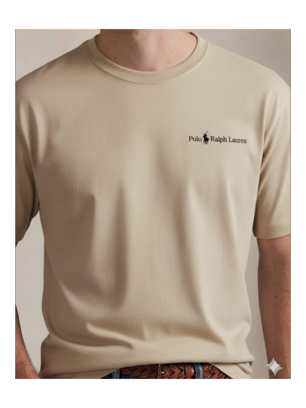 Camiseta Ralph Lauren - Bege - SP GRIFES - Camisetas Importadas no Atacado