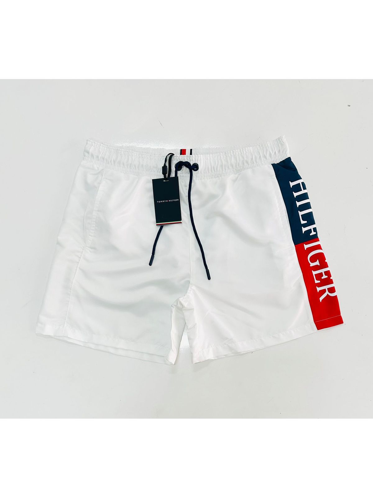 SHORT TACTEL TOMMY HILFIGER - BRANCO - SP GRIFES - Camisetas Importadas no Atacado