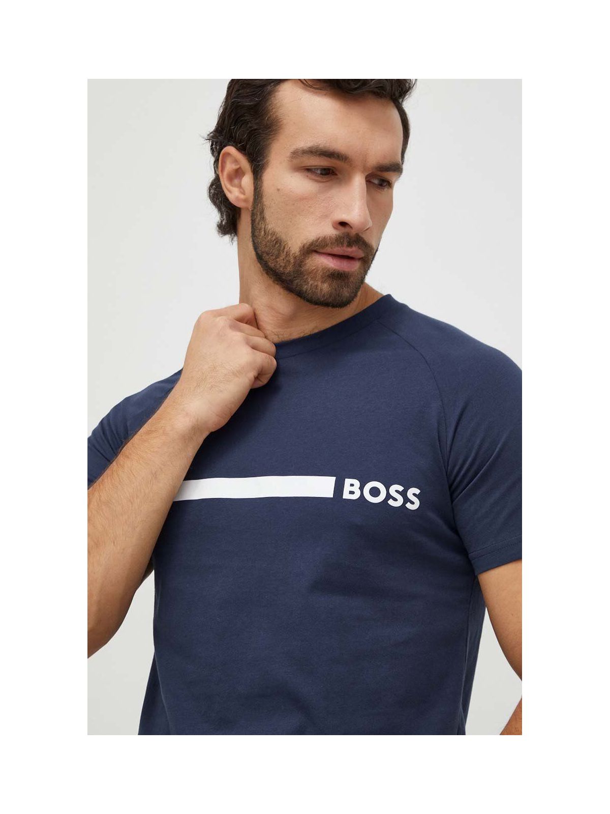 Camiseta Hugo Boss - Marinho - SP GRIFES - Camisetas Importadas no Atacado