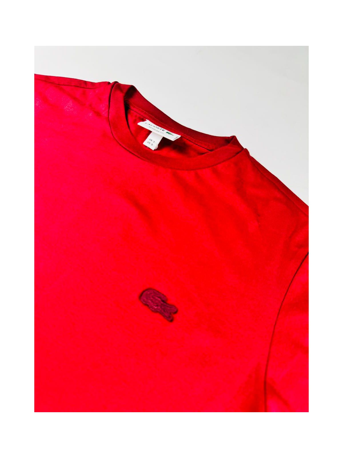 Camiseta Lacoste - Vinho - Monocromática - SP GRIFES - Camisetas Importadas no Atacado
