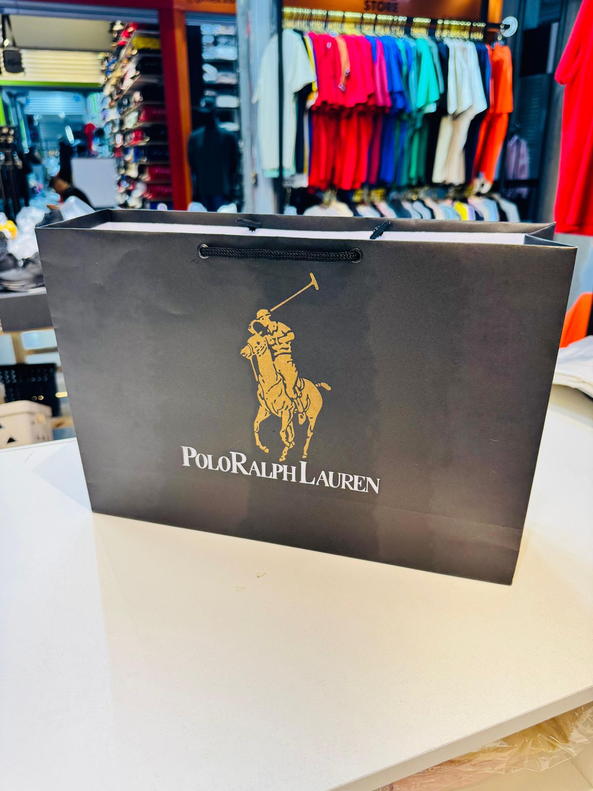 Sacola Ralph Lauren - 36x25cm - SP GRIFES - Camisetas Importadas no Atacado